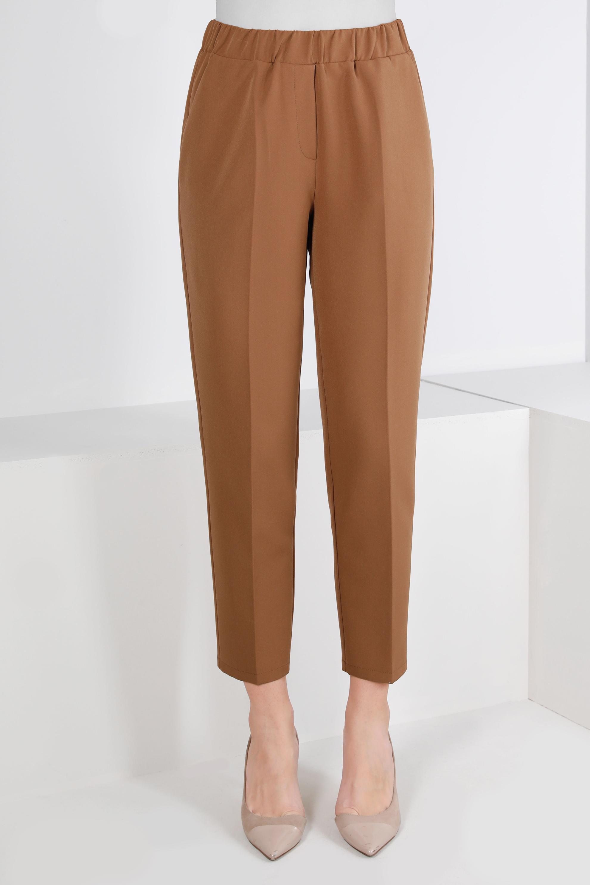 Tesettür giyim TABA BELİ LASTİKLİ CEPLİ PANTOLON 70452