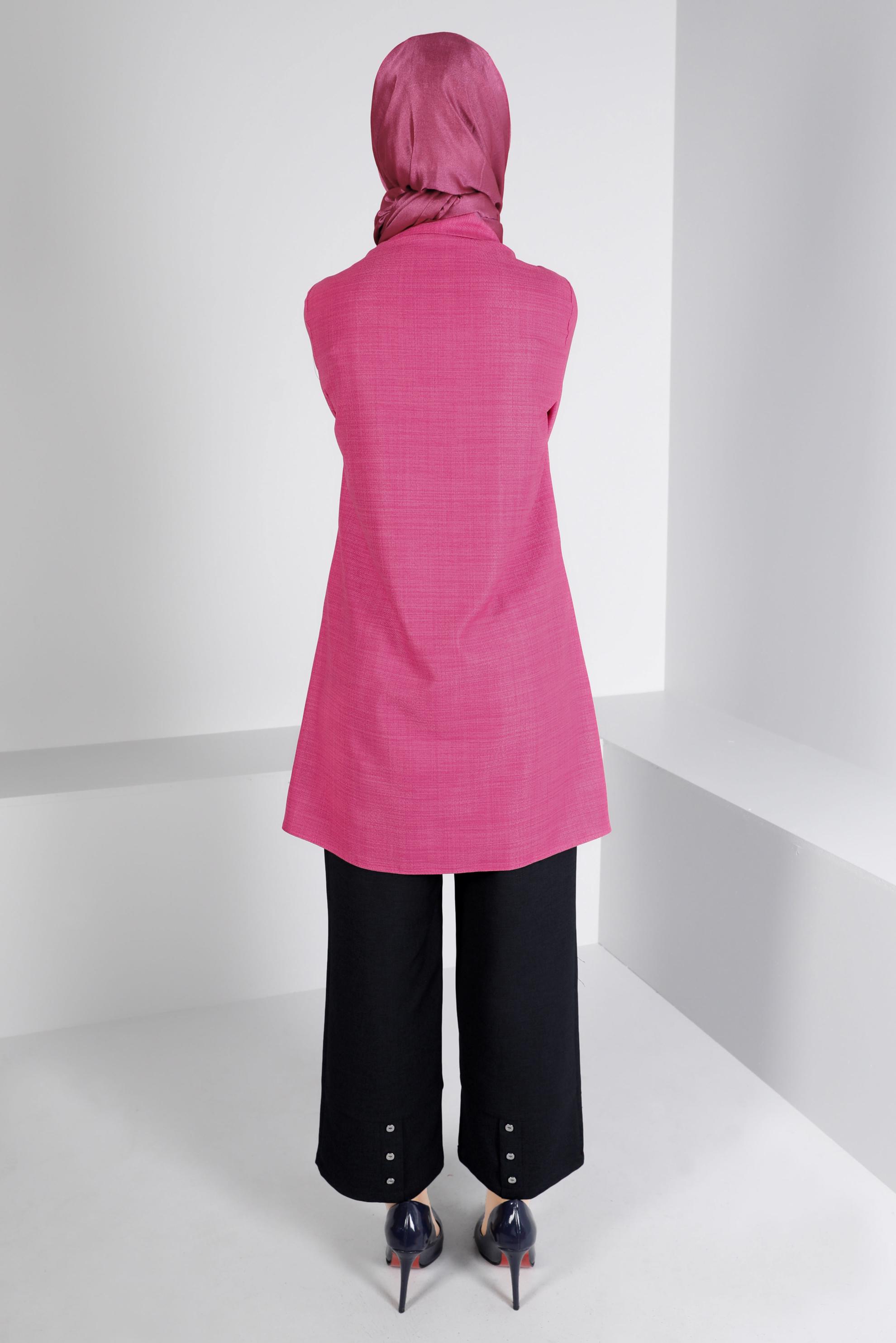 Tesettür giyim SİYAH GENİŞ PAÇA PANTOLON 70456