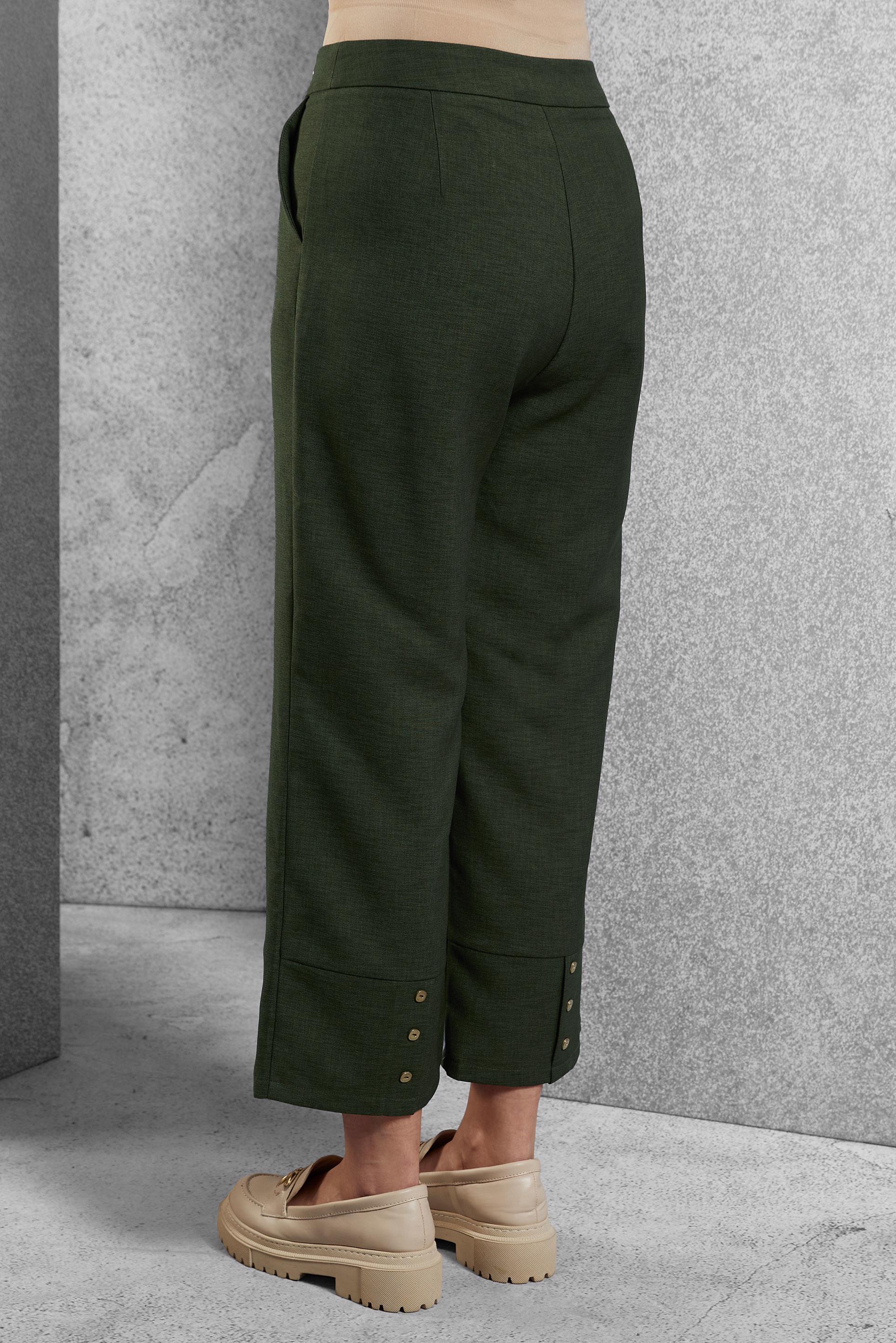 Tesettür giyim HAKİ GENİŞ PAÇA PANTOLON 70456