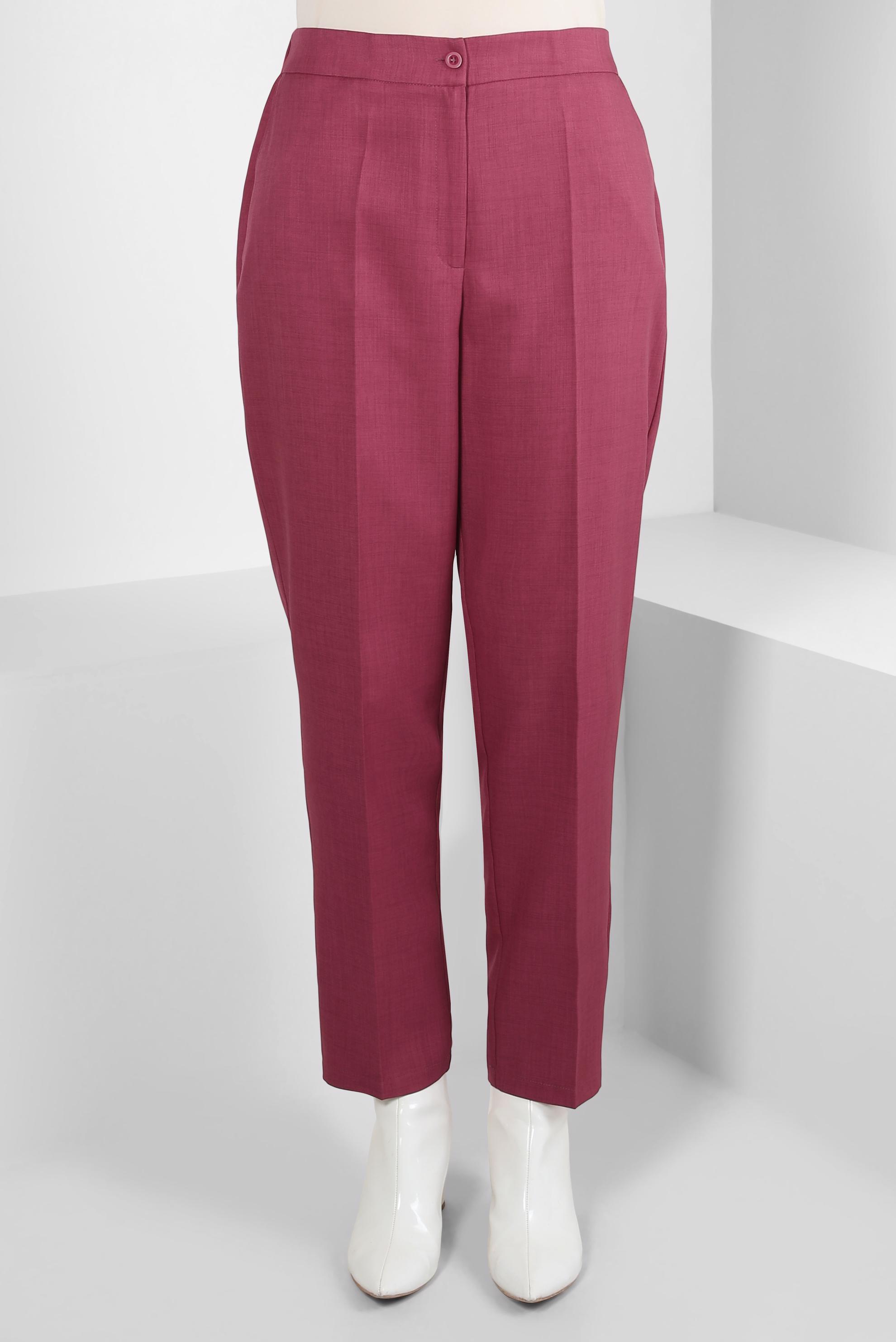 Tesettür giyim FUŞYA YÜKSEK BEL PANTOLON 70458