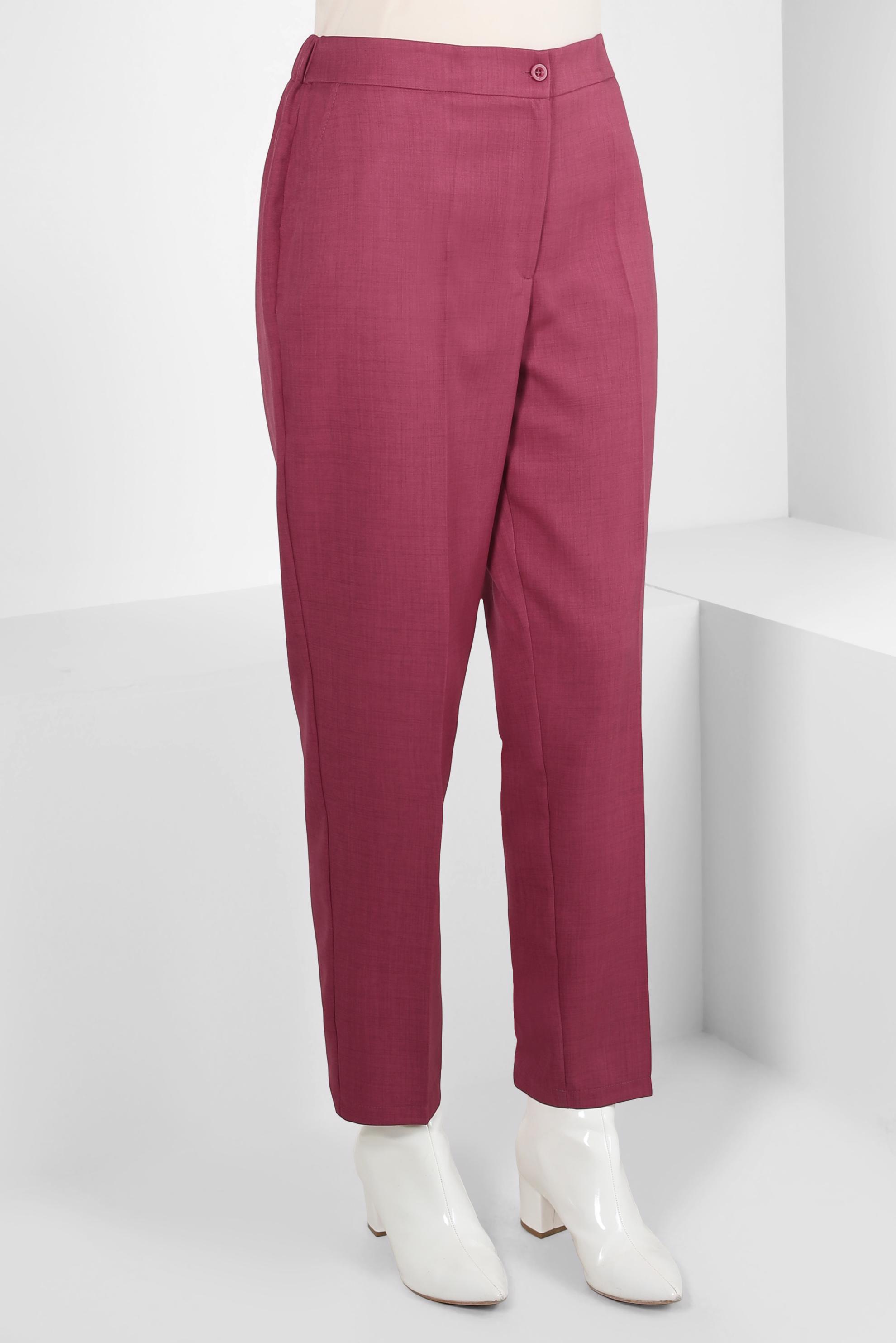 Tesettür giyim FUŞYA YÜKSEK BEL PANTOLON 70458