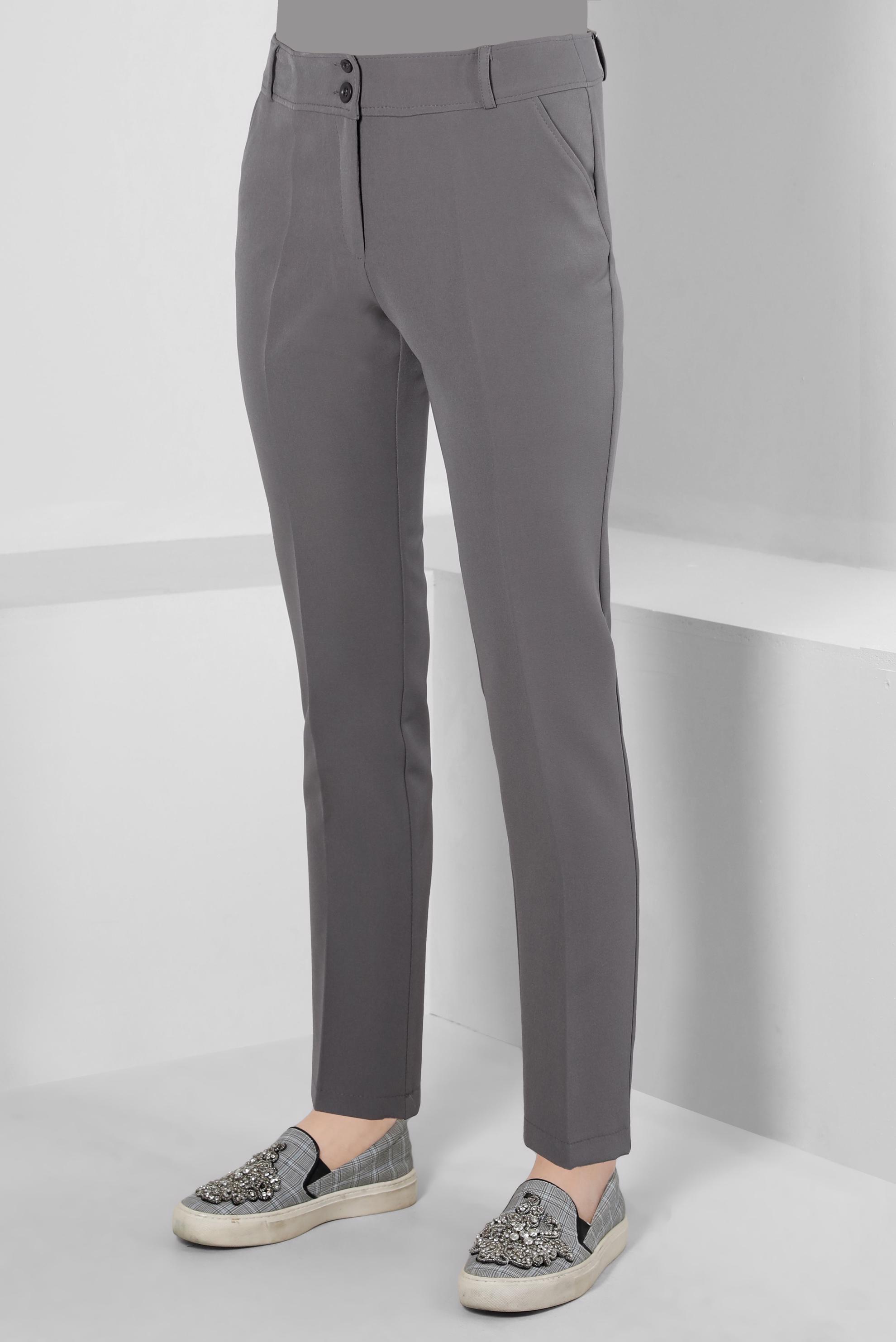 Tesettür giyim GRİ BORU PAÇA KLASİK PANTOLON 70460 