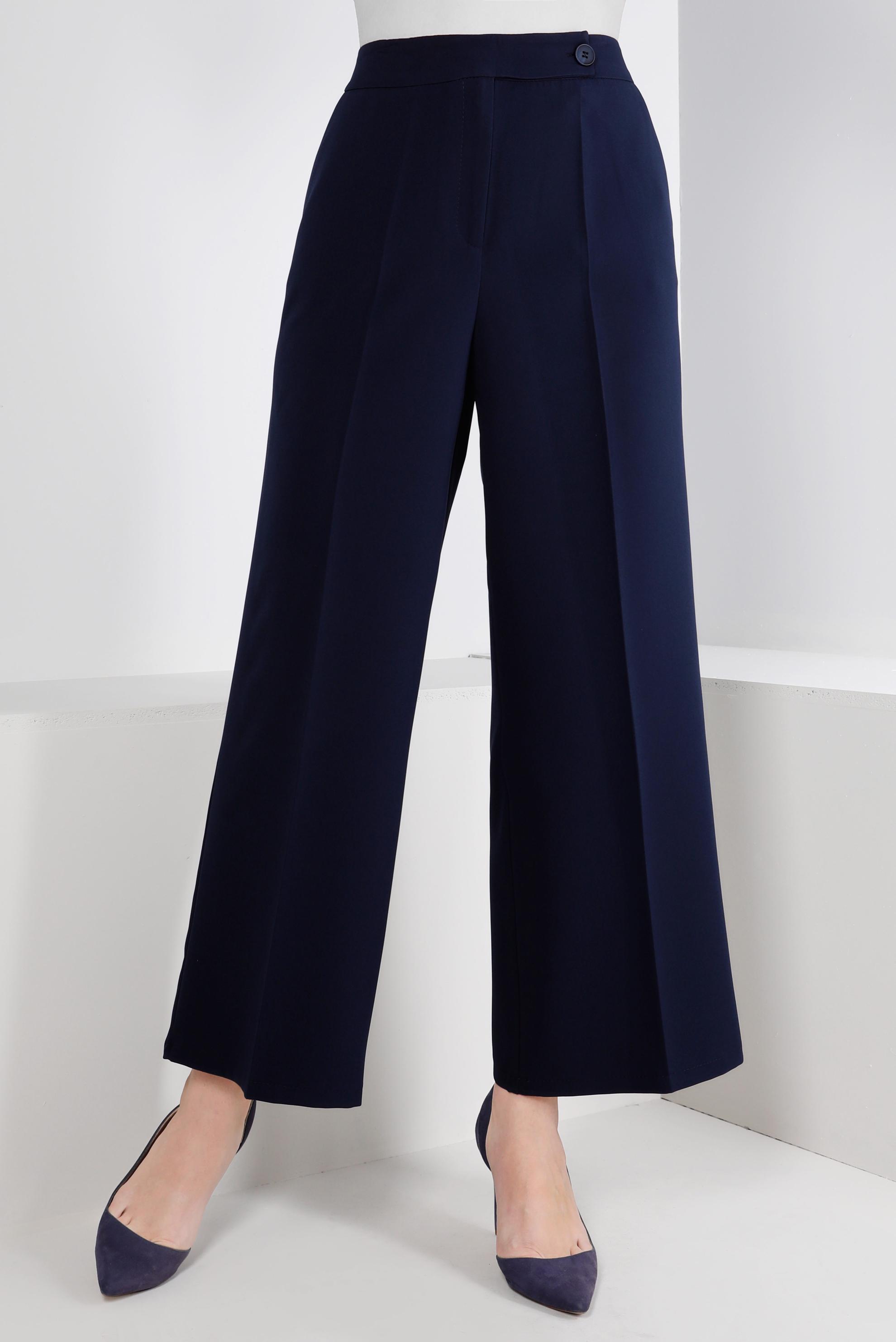 Tesettür giyim LACİVERT GENİŞ PAÇA PANTOLON 70464 