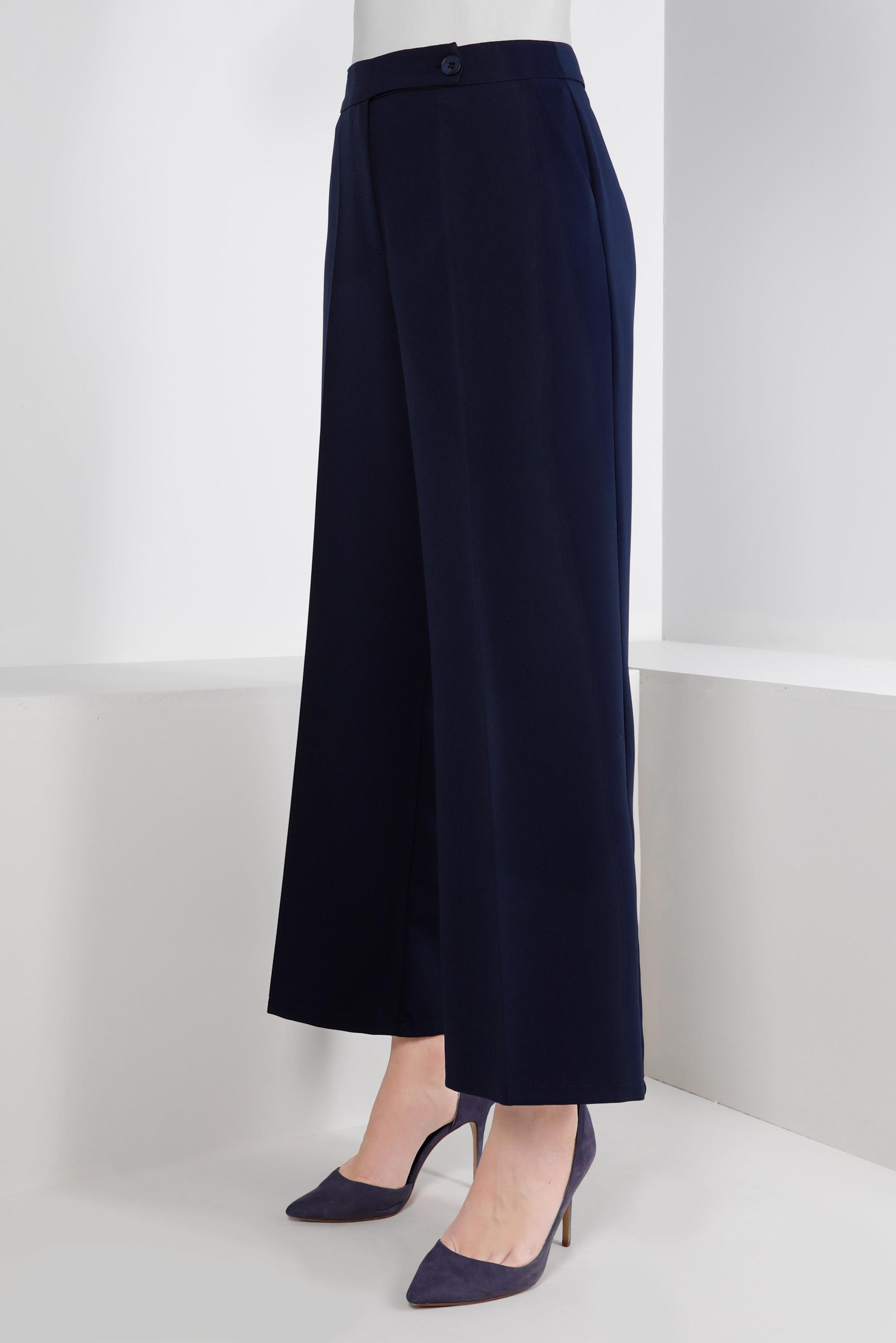 Tesettür giyim LACİVERT GENİŞ PAÇA PANTOLON 70464 