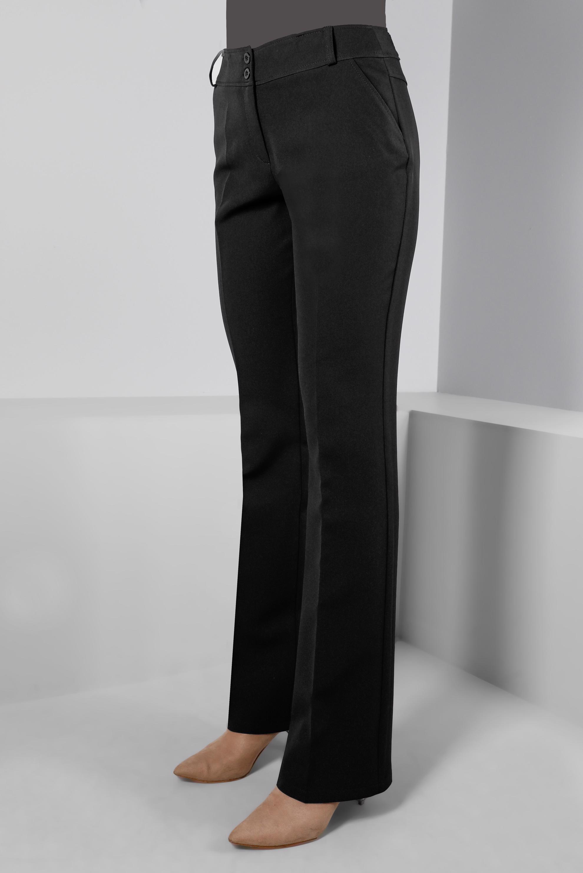 Tesettür giyim SİYAH İSPANYOL PAÇA PANTOLON 70465