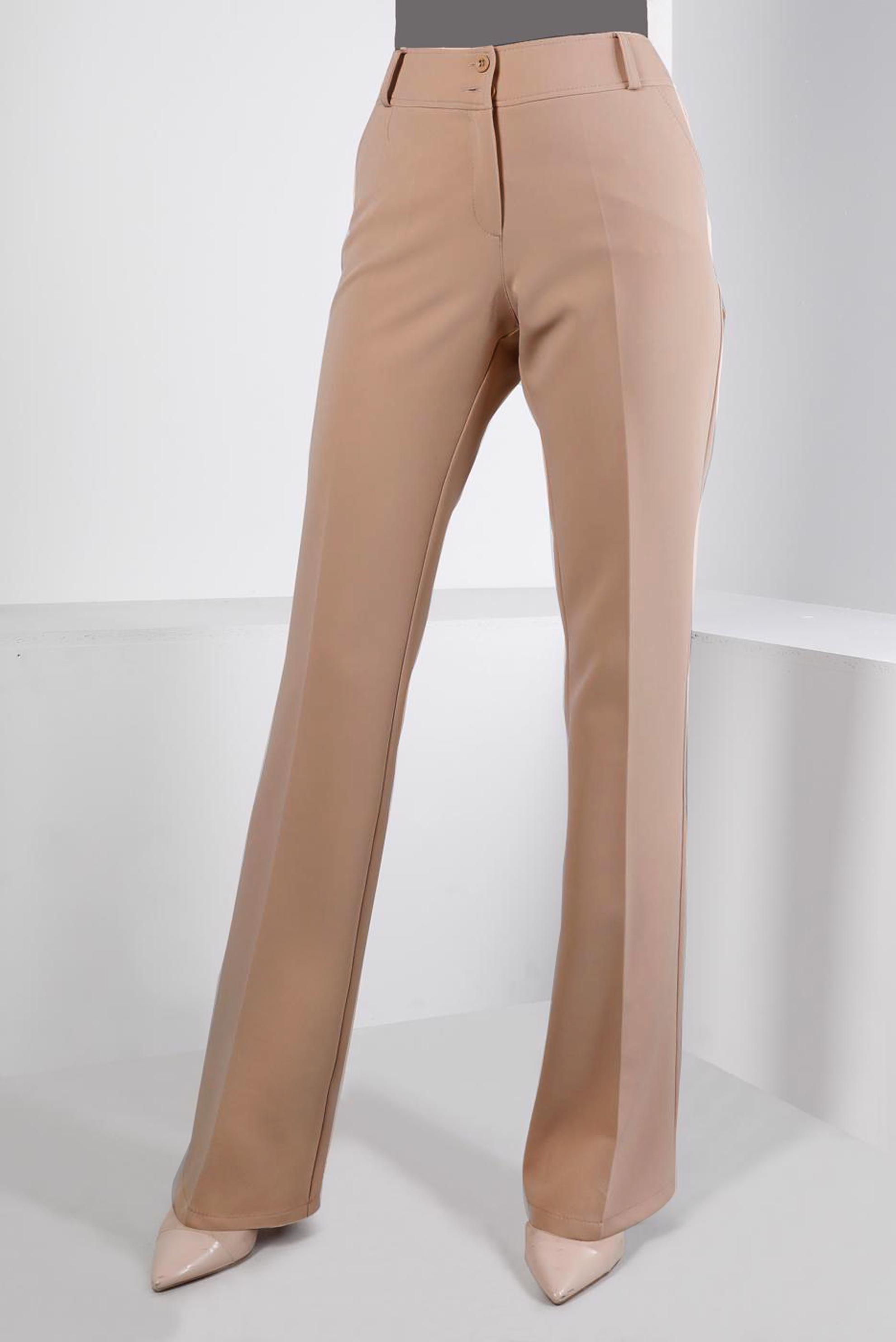 Tesettür giyim BEJ İSPANYOL PAÇA PANTOLON 70465