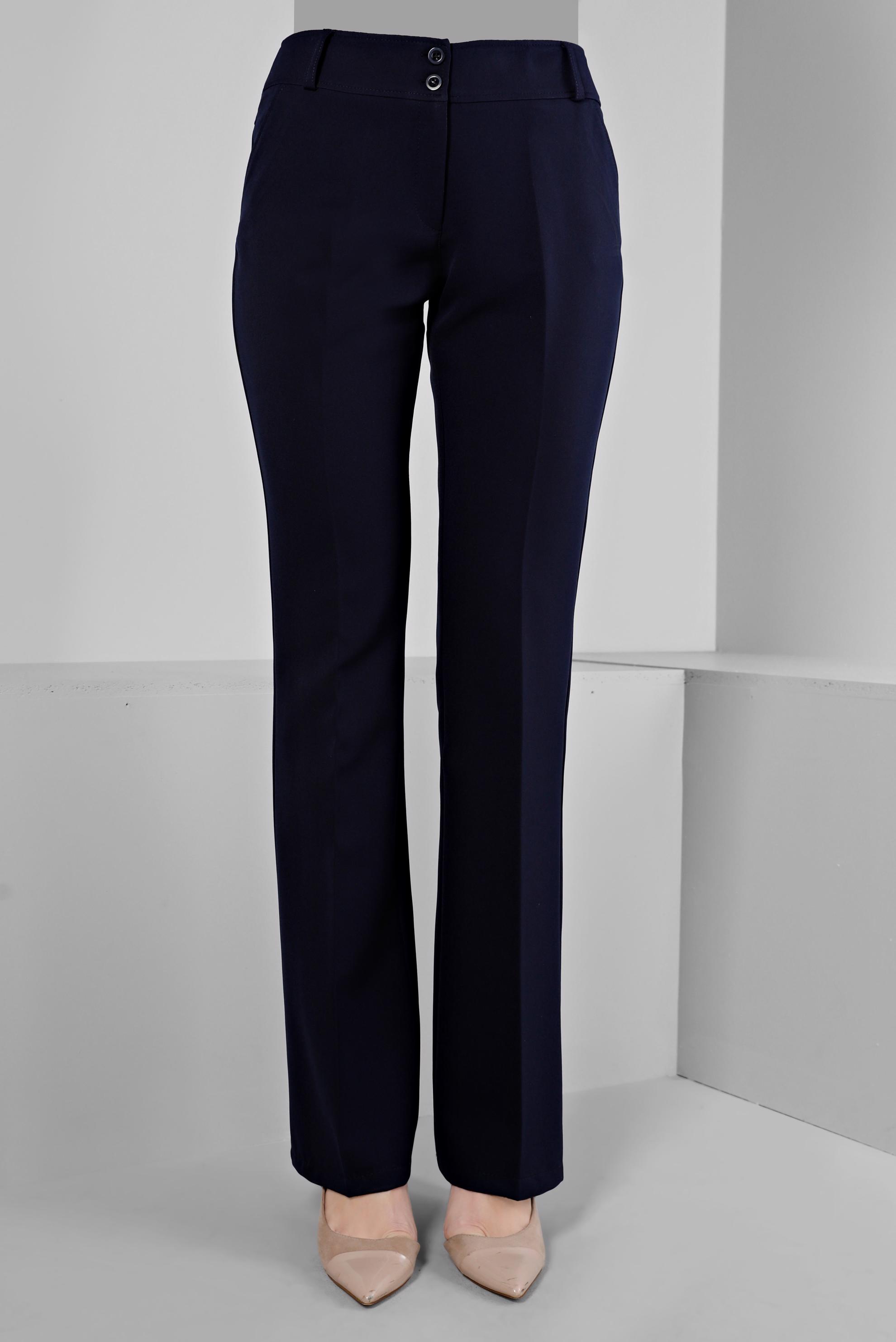 Tesettür giyim LACİVERT İSPANYOL PAÇA PANTOLON 70465