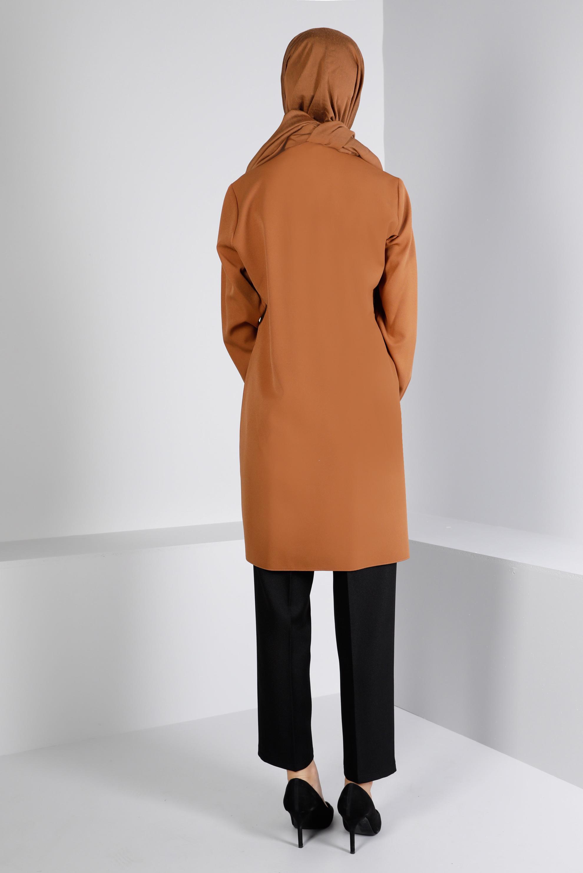 Tesettür giyim SİYAH KLASİK KESİM DÜĞMELİ PANTOLON 70466