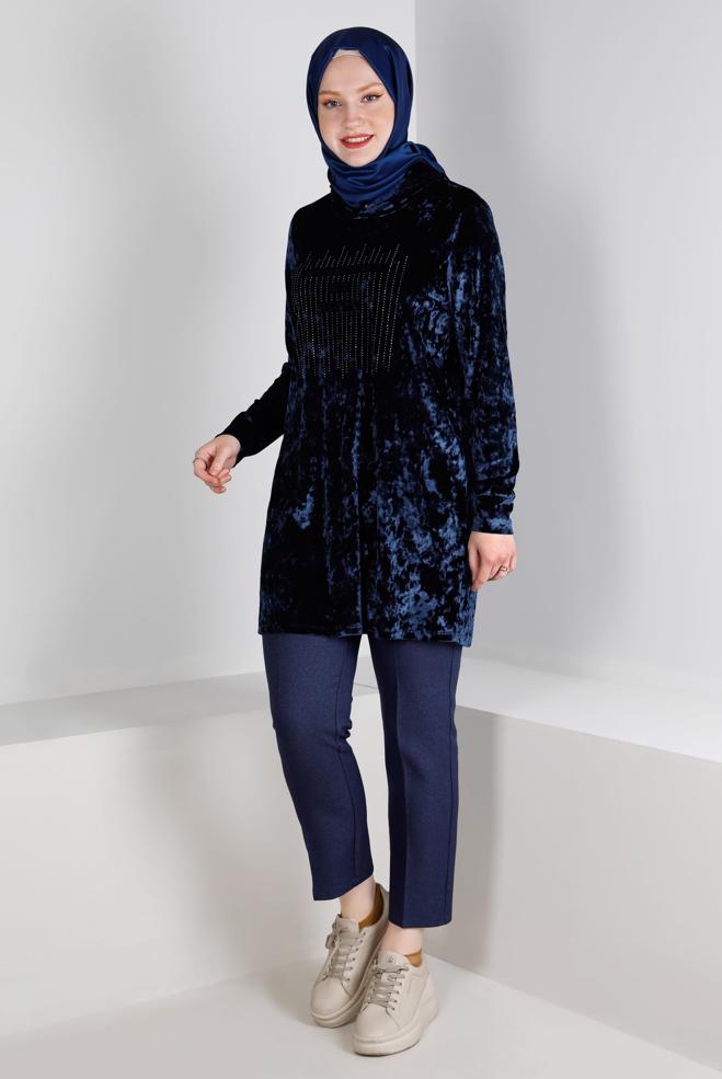 Hijab clothing  BUTTONED CLASSIC CUT TROUSERS 70466 - ALVİNA