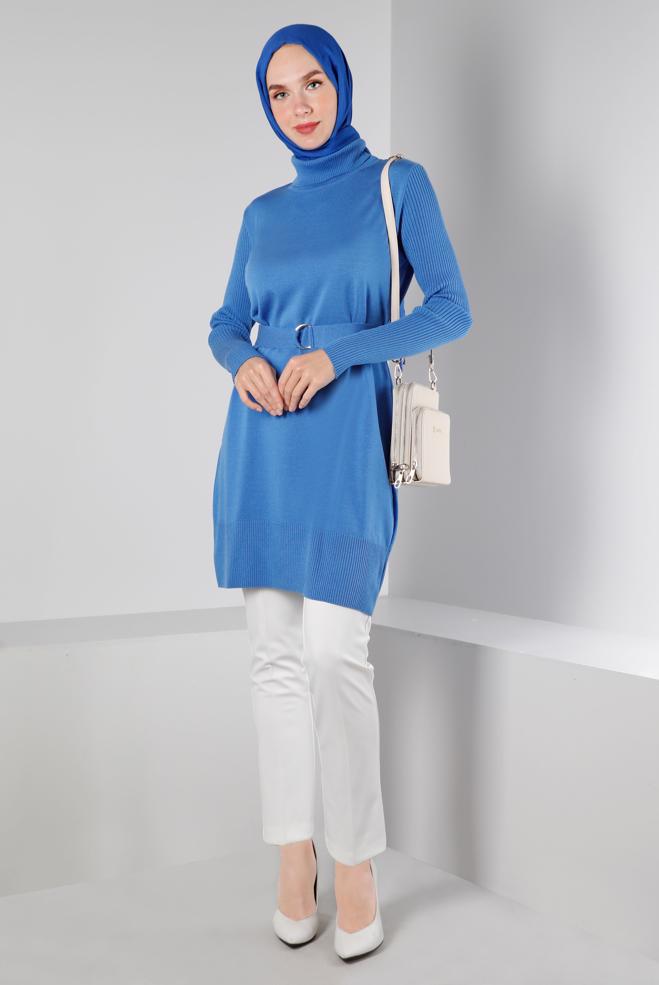 Vêtements hijab  PANTALON SKINNY TAILLE ÉLASTIQUE 70469 - ALVİNA