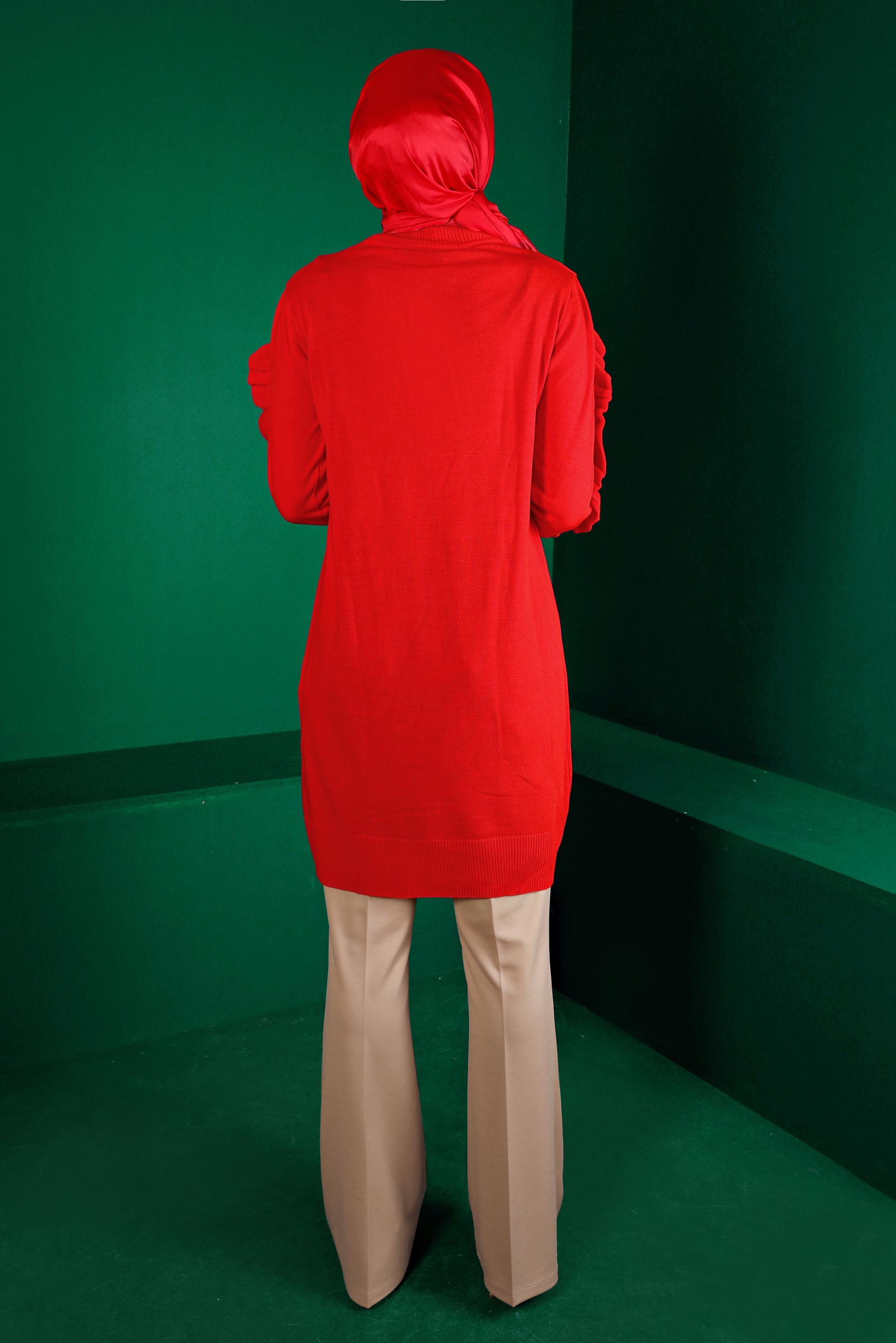 Hijab clothing BEIGE FLARED TROUSERS 70470