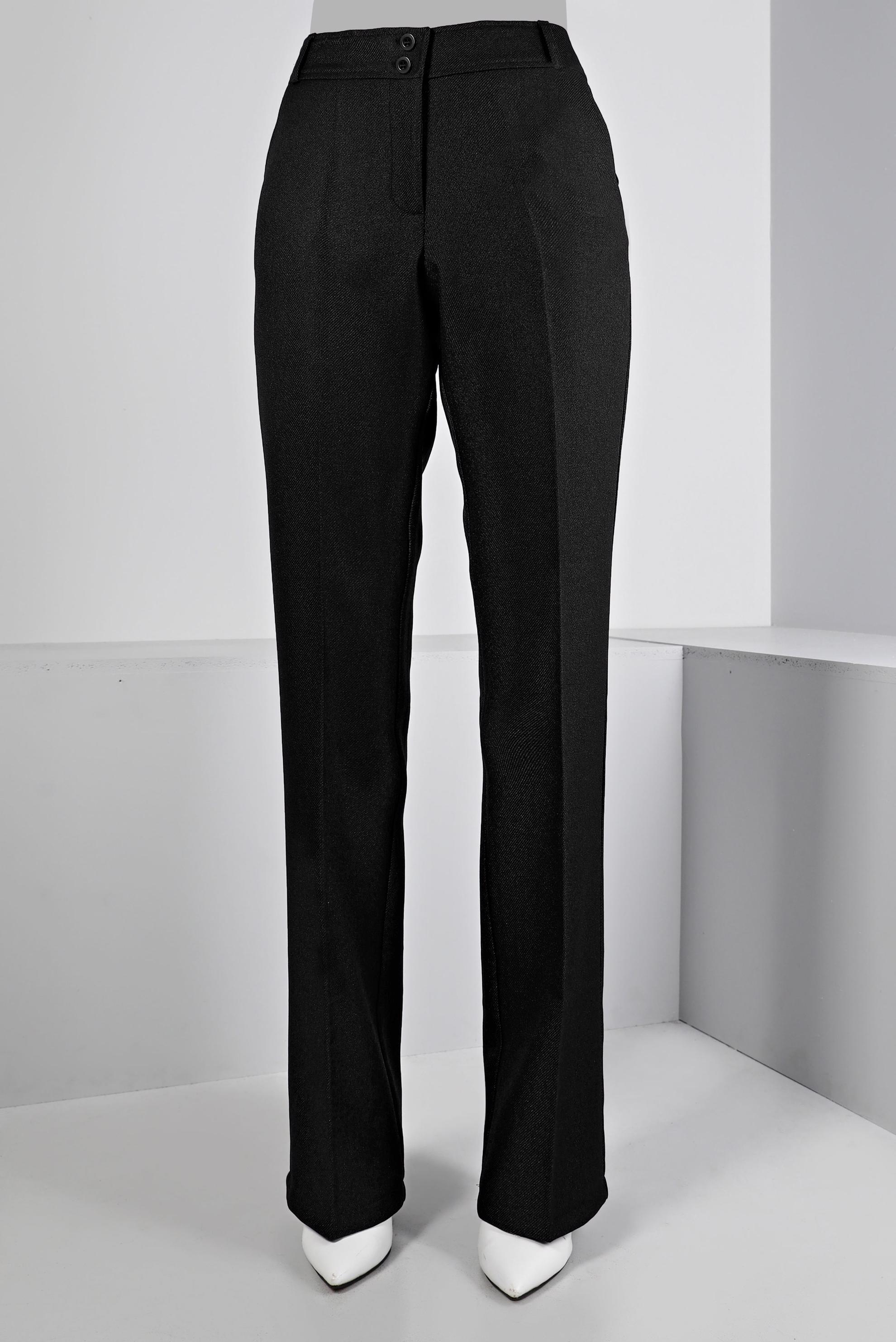 Tesettür giyim SİYAH YÜKSEK BEL PANTOLON 70471 