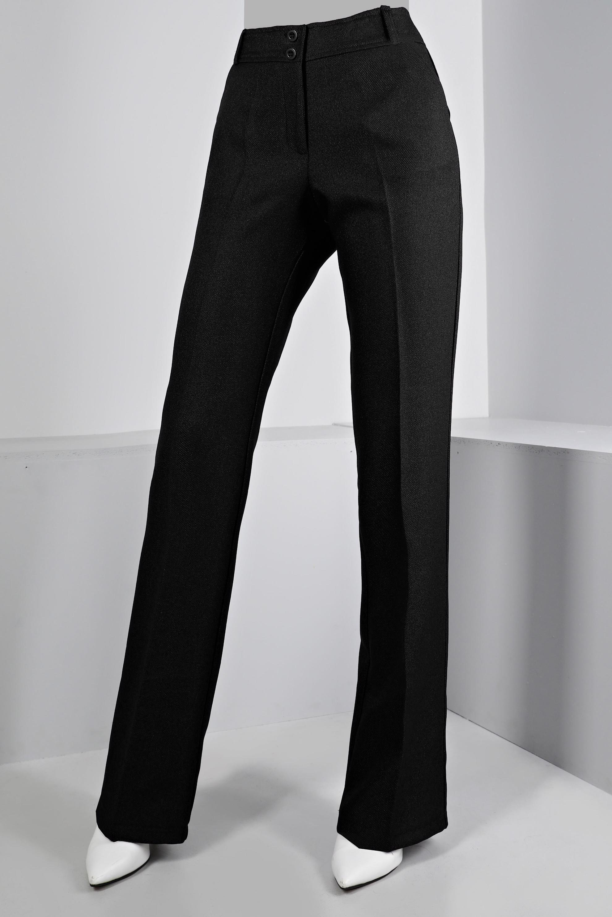 Tesettür giyim SİYAH YÜKSEK BEL PANTOLON 70471 