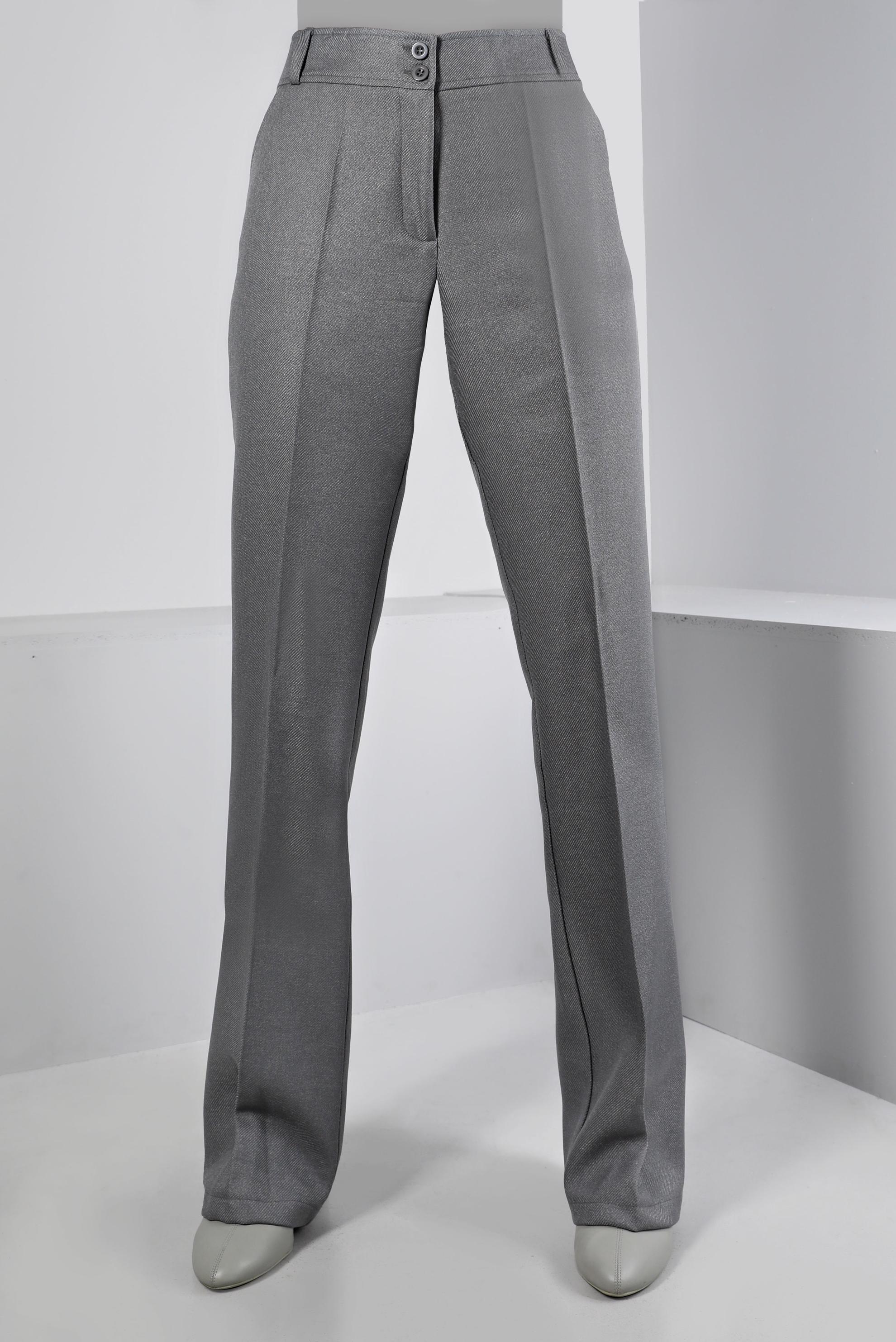 Tesettür giyim GRİ YÜKSEK BEL PANTOLON 70471 