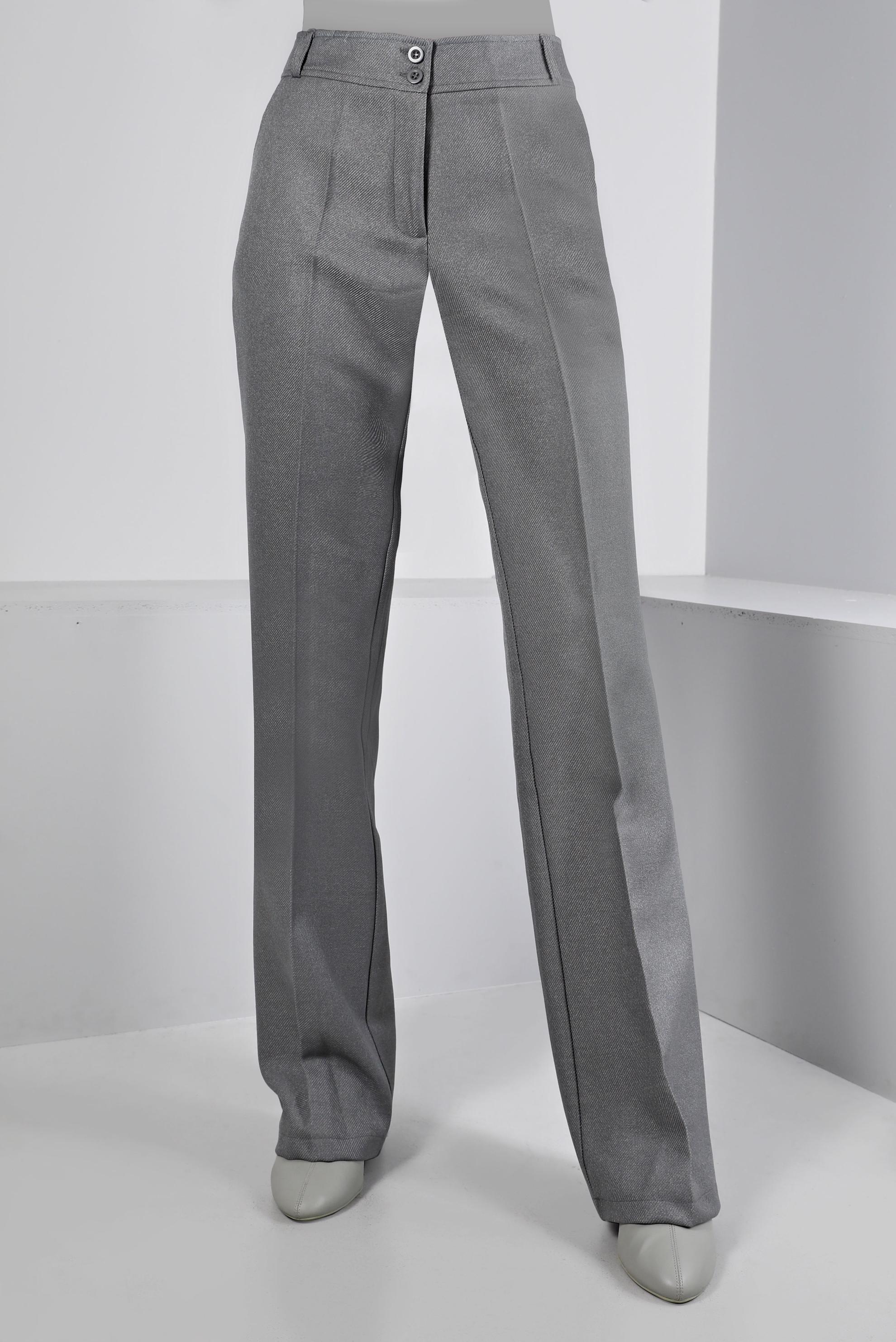 Tesettür giyim GRİ YÜKSEK BEL PANTOLON 70471 