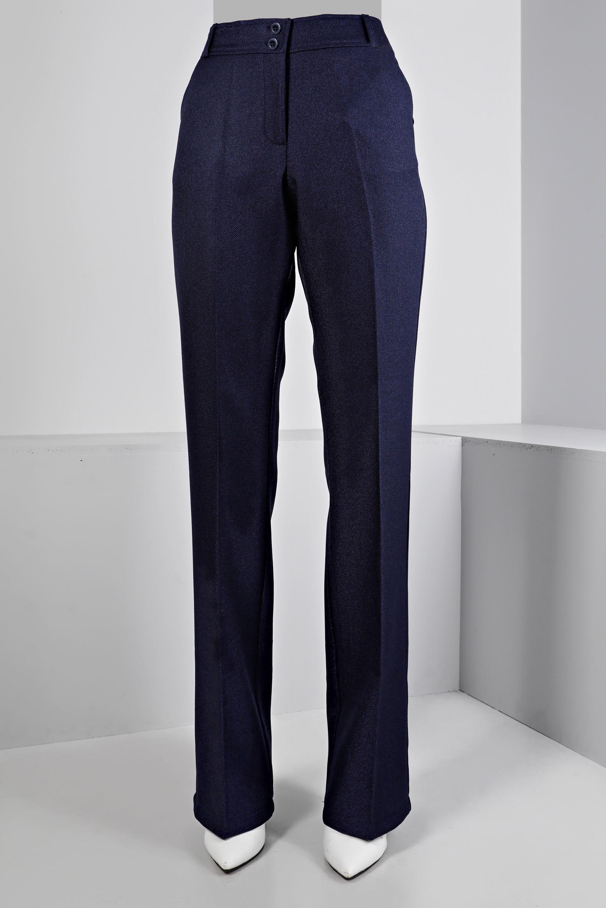 Tesettür giyim LACİVERT YÜKSEK BEL PANTOLON 70471 