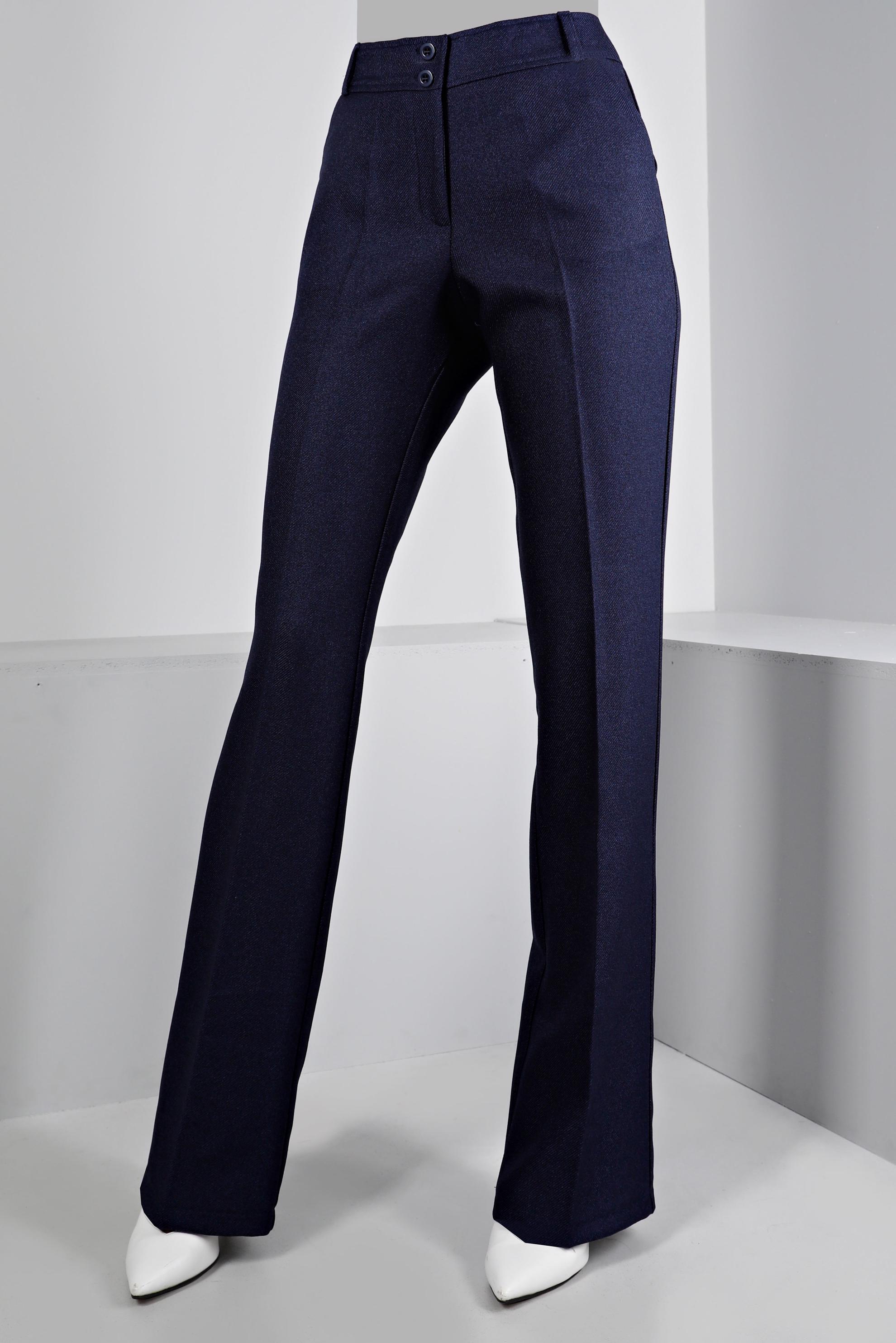 Tesettür giyim LACİVERT YÜKSEK BEL PANTOLON 70471 