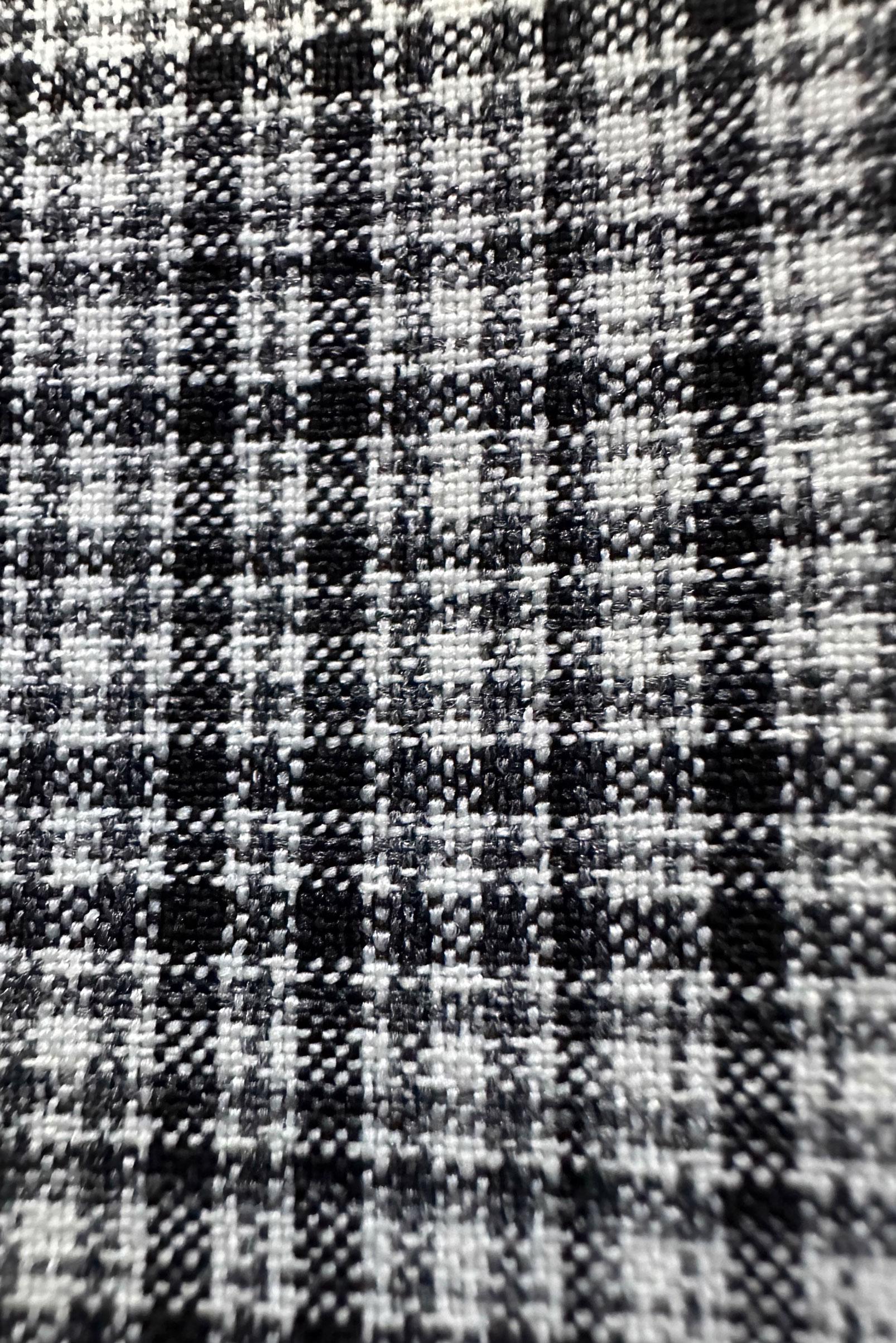 Tesettür giyim SİYAH EKOSE DESENLİ PANTOLON 70473