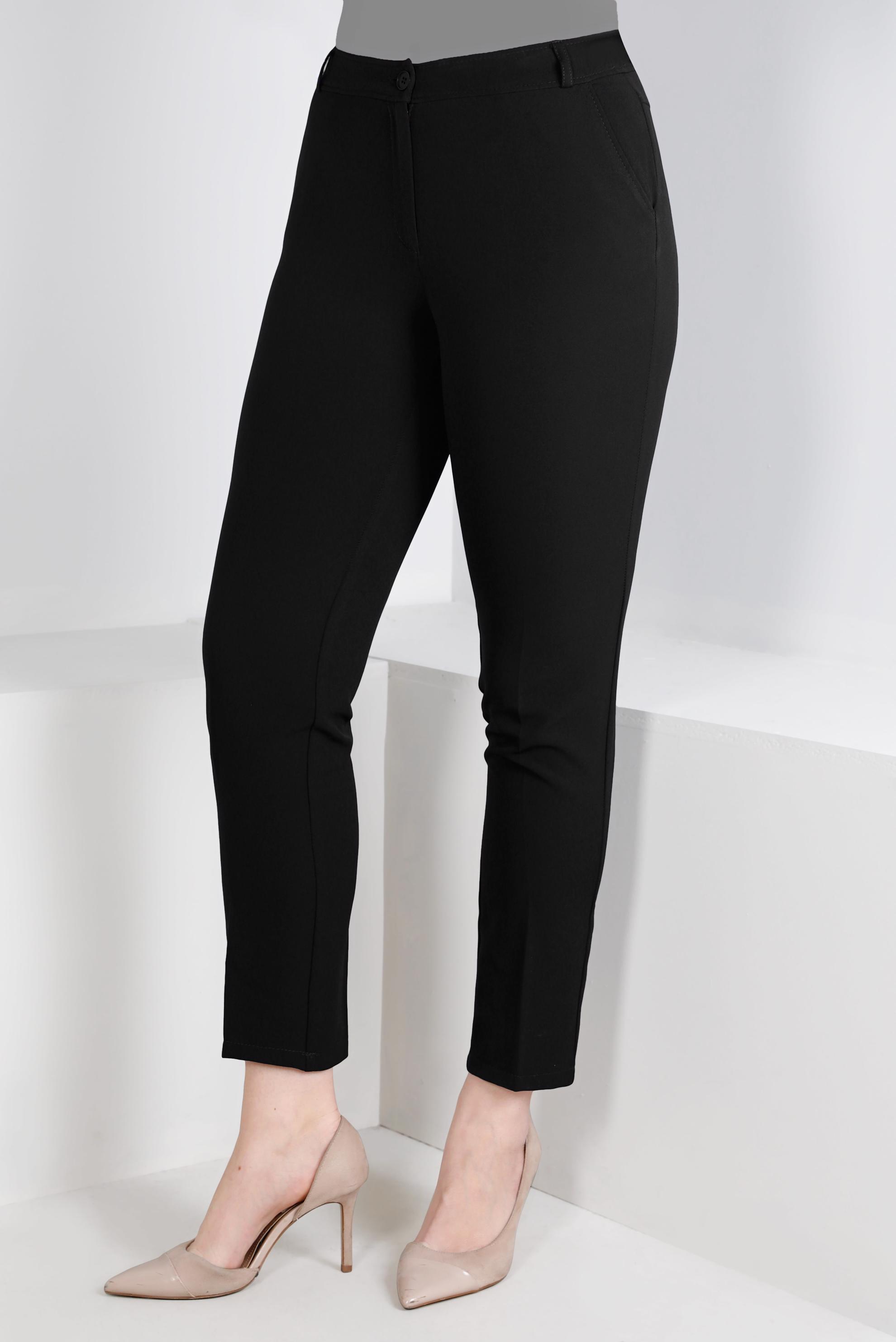 Tesettür giyim SİYAH DAR PAÇA PANTOLON 70477