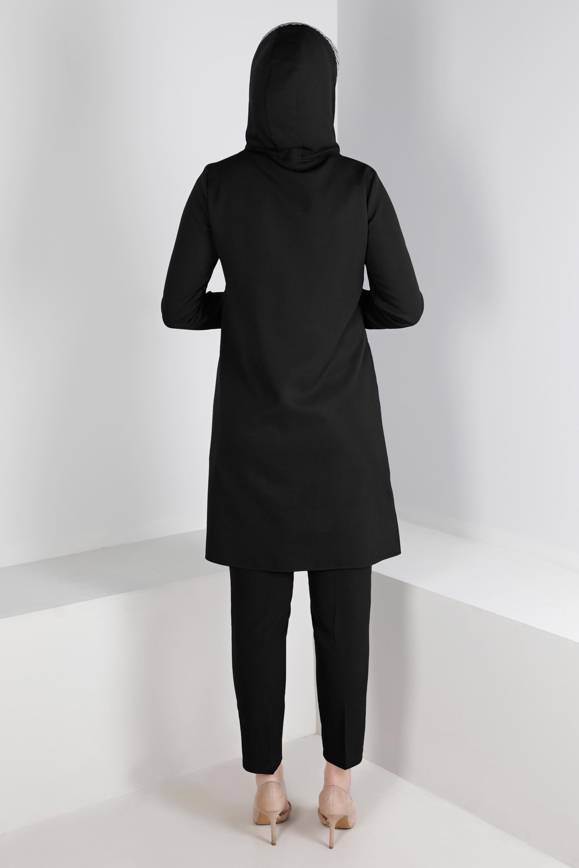 Tesettür giyim SİYAH DAR PAÇA PANTOLON 70477