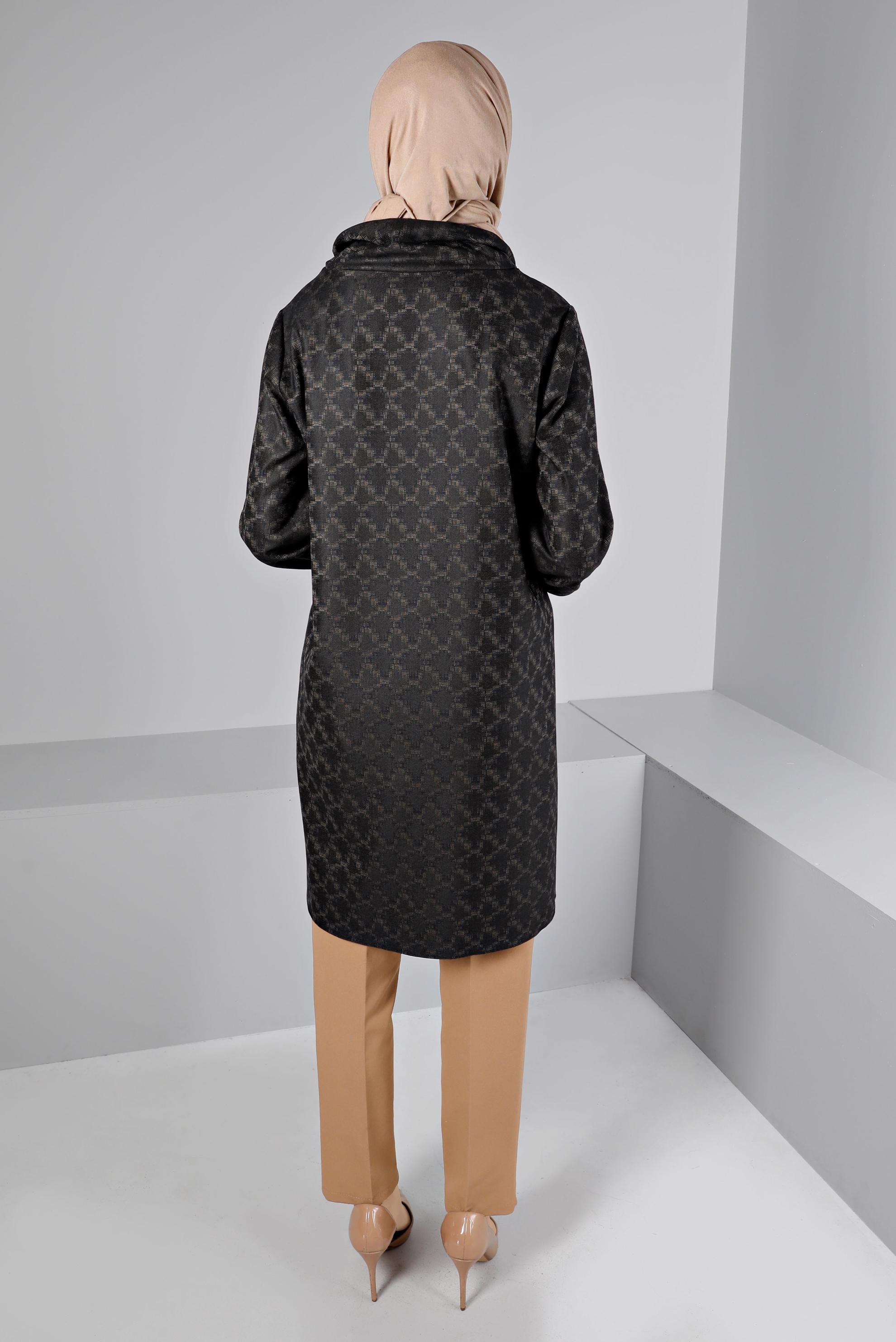 Tesettür giyim BEJ DAR PAÇA PANTOLON 70477