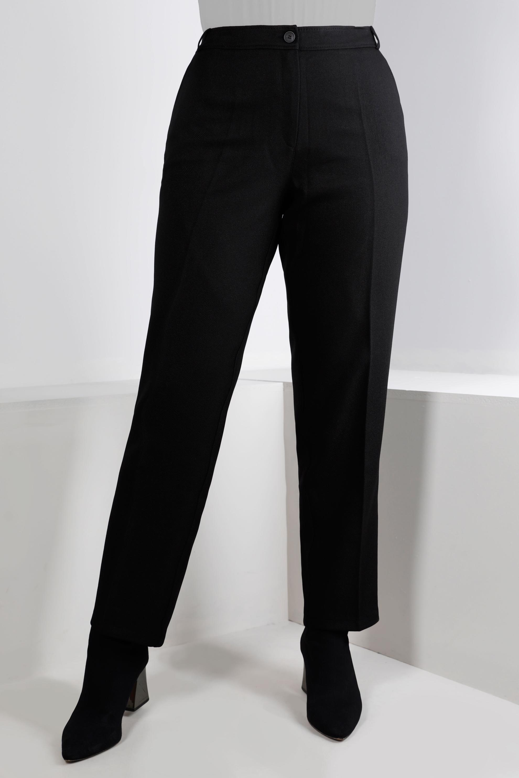 Hijab clothing BLACK STRAIGHT CUT CLASSİC TROUSERS 70478