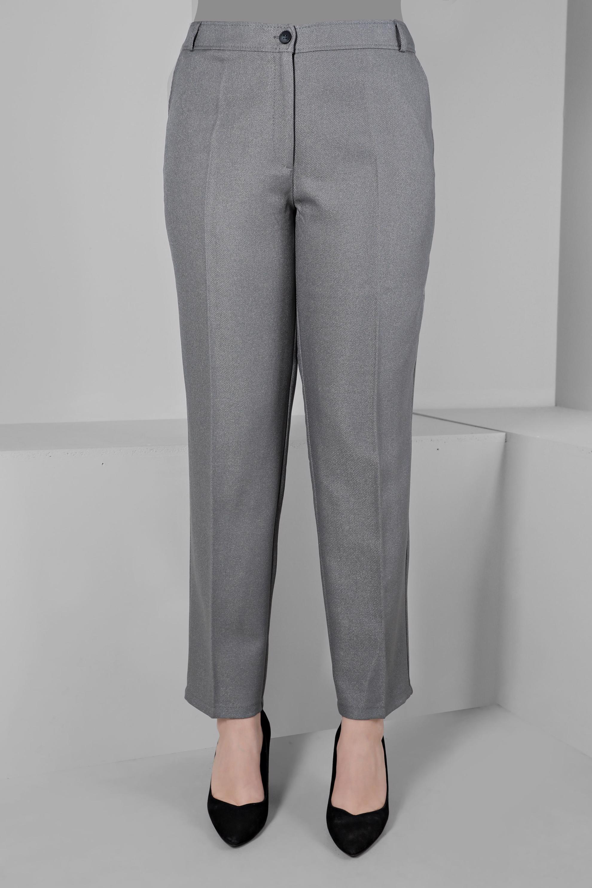 Vêtements hijab GRIS PANTALON CLASSIQUE COUPE DROITE 70478