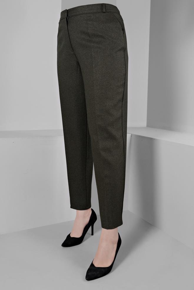 Vêtements hijab KAKI PANTALON CLASSIQUE COUPE DROITE 70478 - ALVİNA