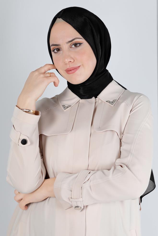 Vêtements hijab  CHÂLE BRILLANT ALVİNA 8210 - ALVİNA