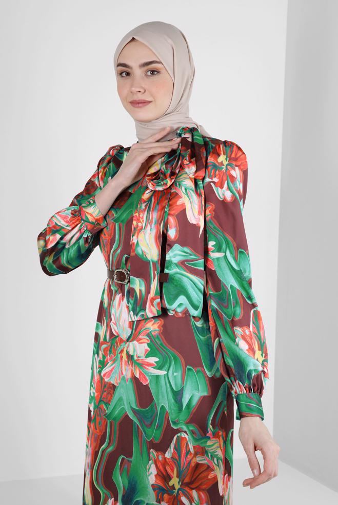 Vêtements hijab BEIGE CHÂLE CRÊPE ALVINA 8221 - ALVİNA