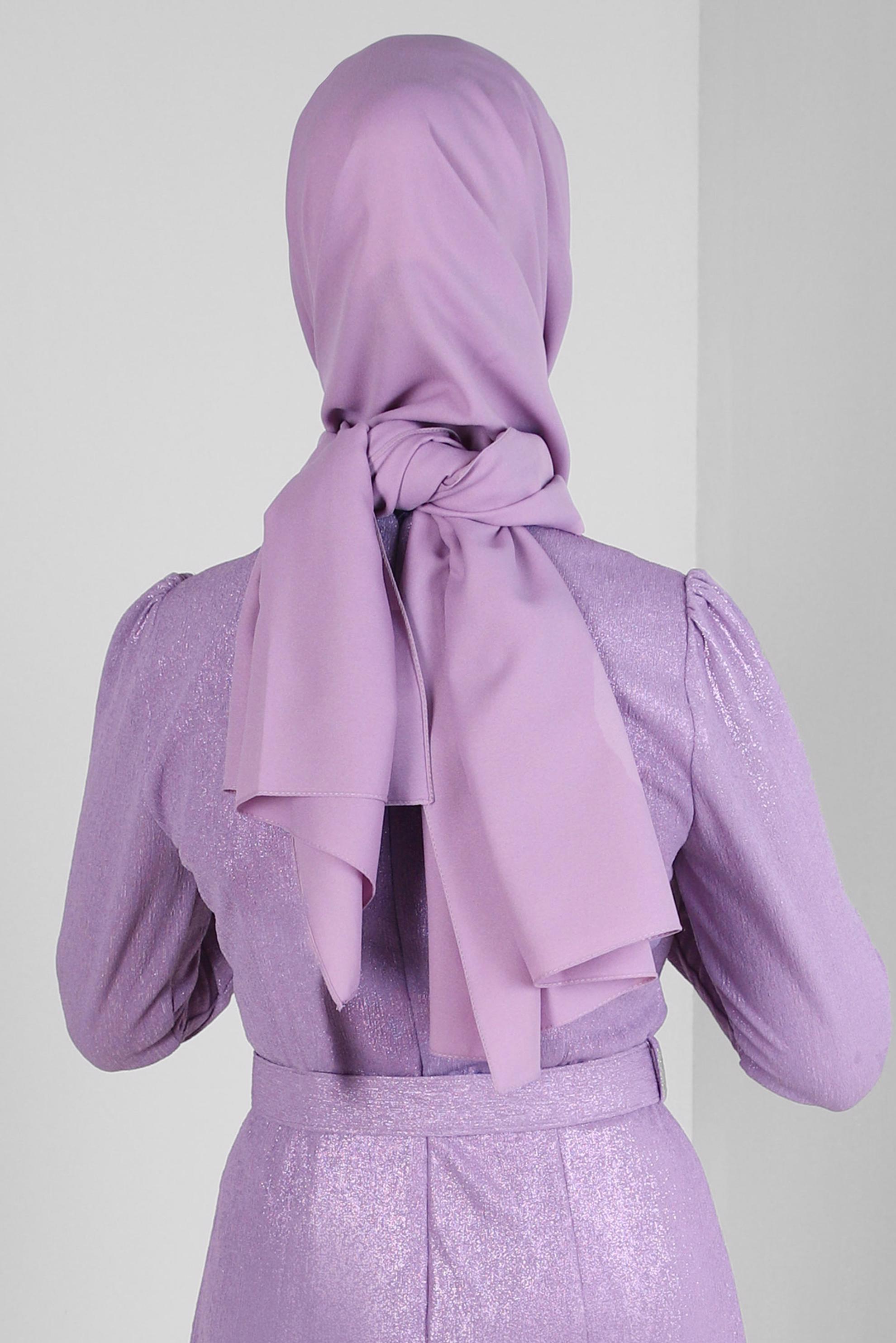 Vêtements hijab POURPRE CHÂLE CRÊPE ALVINA 8221