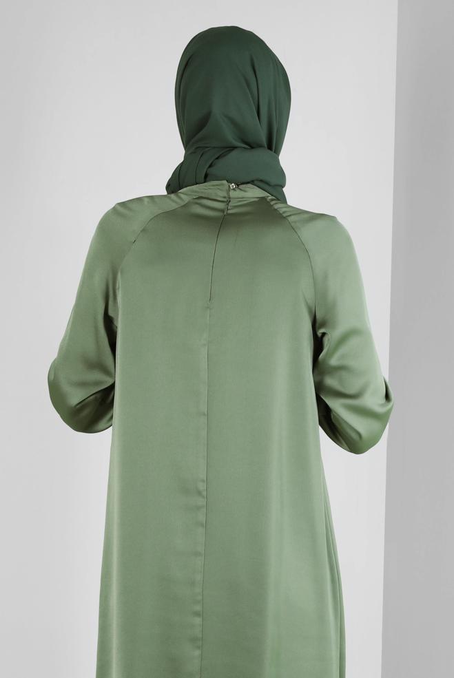 Vêtements hijab KAKI CHÂLE CRÊPE ALVINA 8221 - ALVİNA