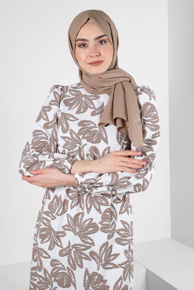 Vêtements hijab VISON CHÂLE CRÊPE ALVINA 8221 - ALVİNA