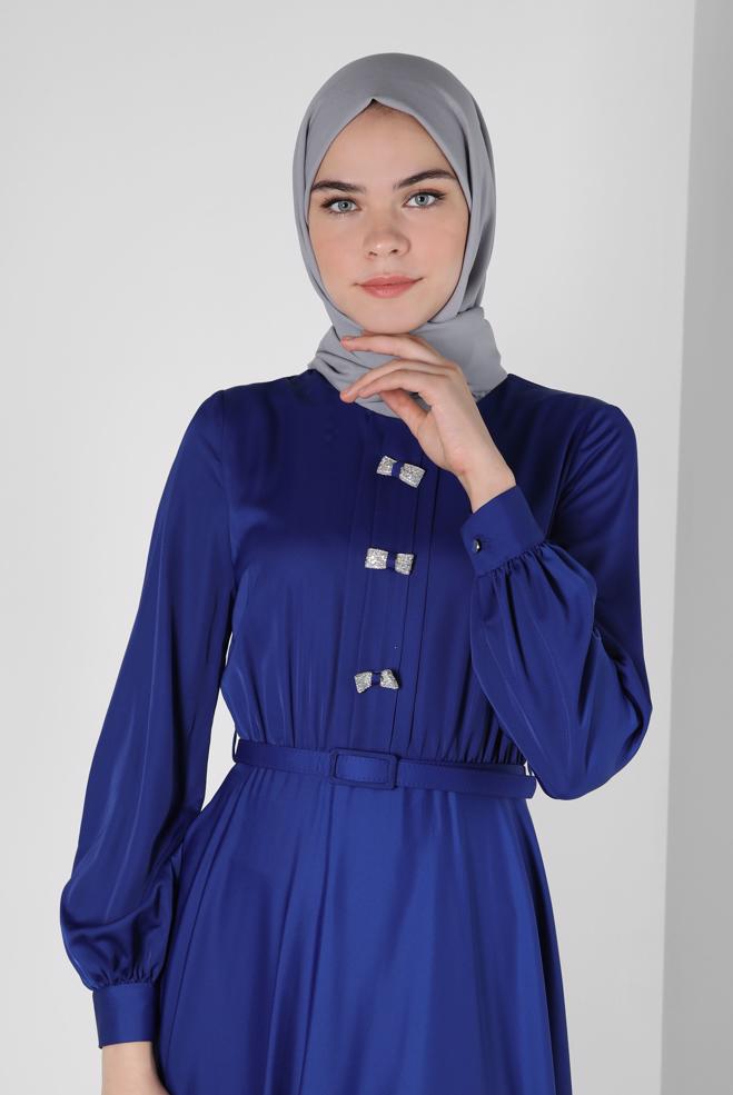 Vêtements hijab GRIS CHÂLE CRÊPE ALVINA 8221 - ALVİNA