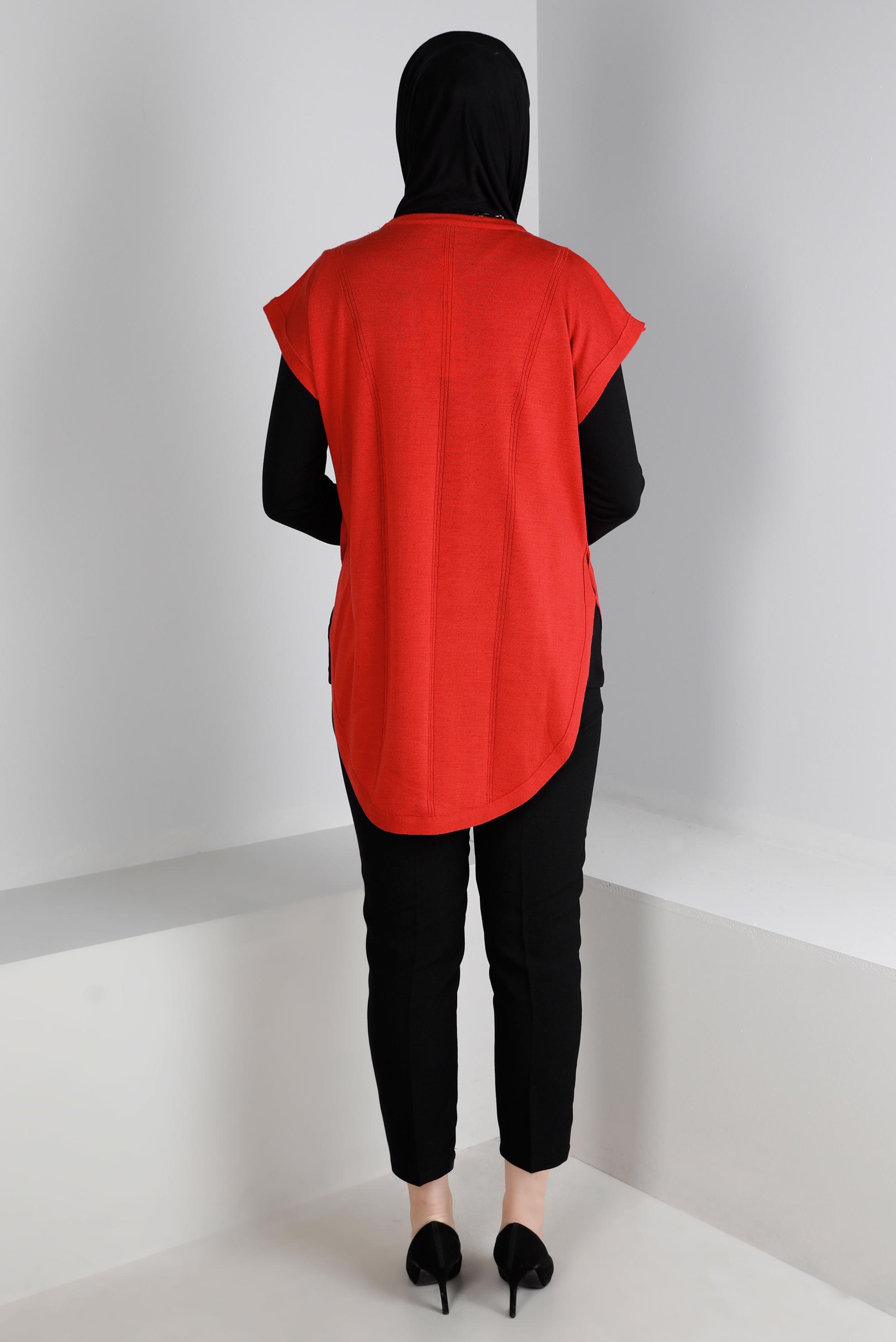 Tesettür giyim MERCAN TRİKO SÜVETER 43211