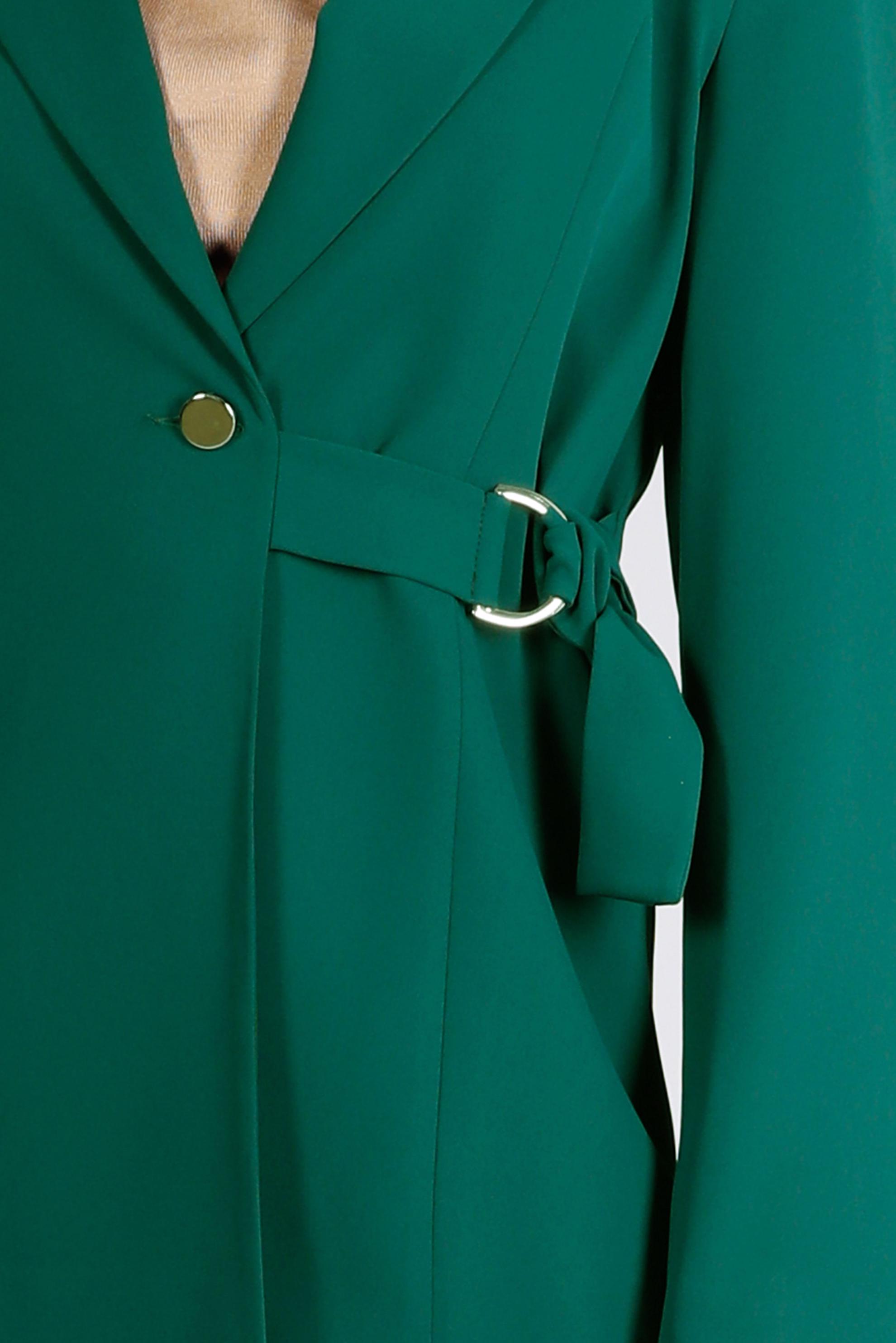 Vêtements hijab VERT ENSEMBLE PANTALON 2 PIÈCES BOUTONNÉ DÉTAIL CEINTURE 30309