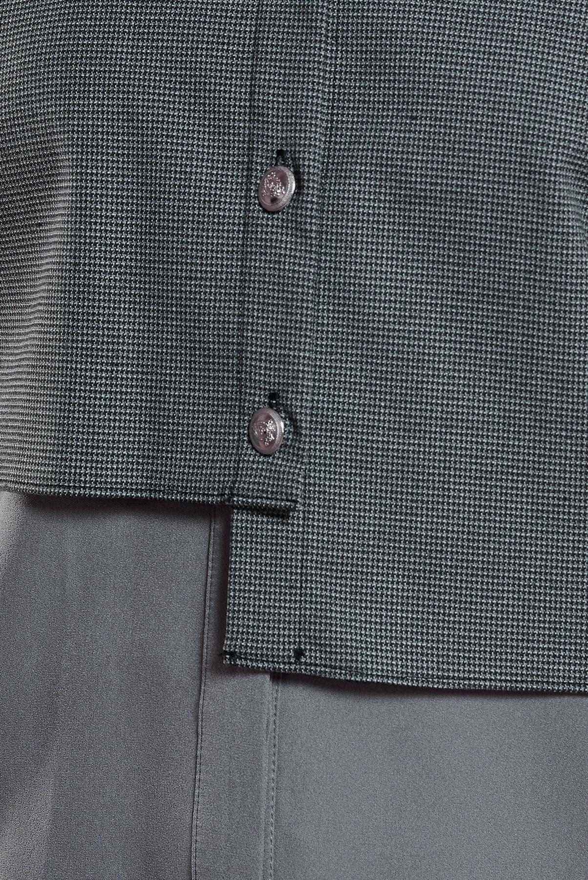 Tesettür giyim GRİ İKİ RENKLİ DÜĞMELİ İKİLİ PANTOLONLU TAKIMI 43325