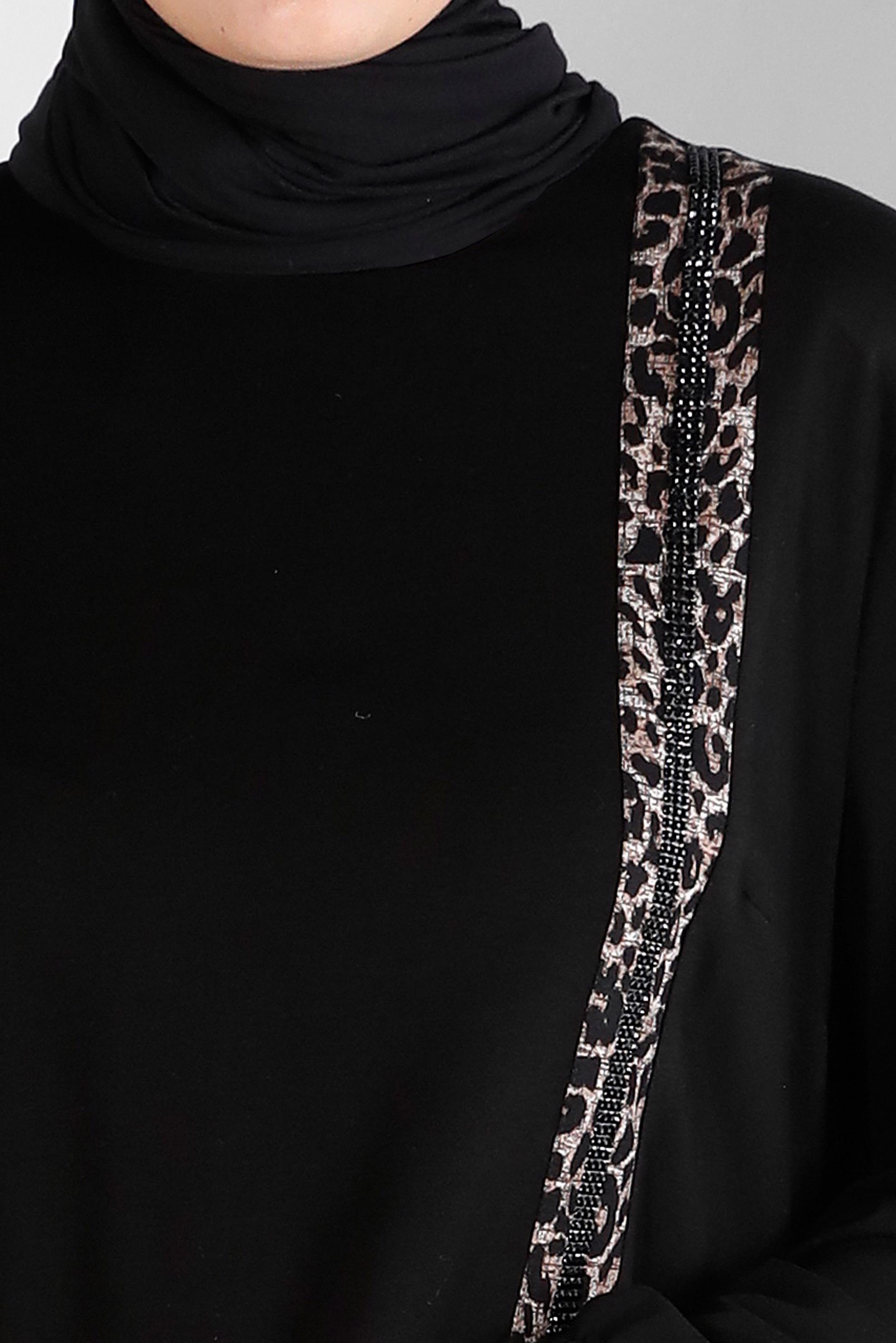 Hijab clothing BEIGE GEM DETAILED TUNIC 20312