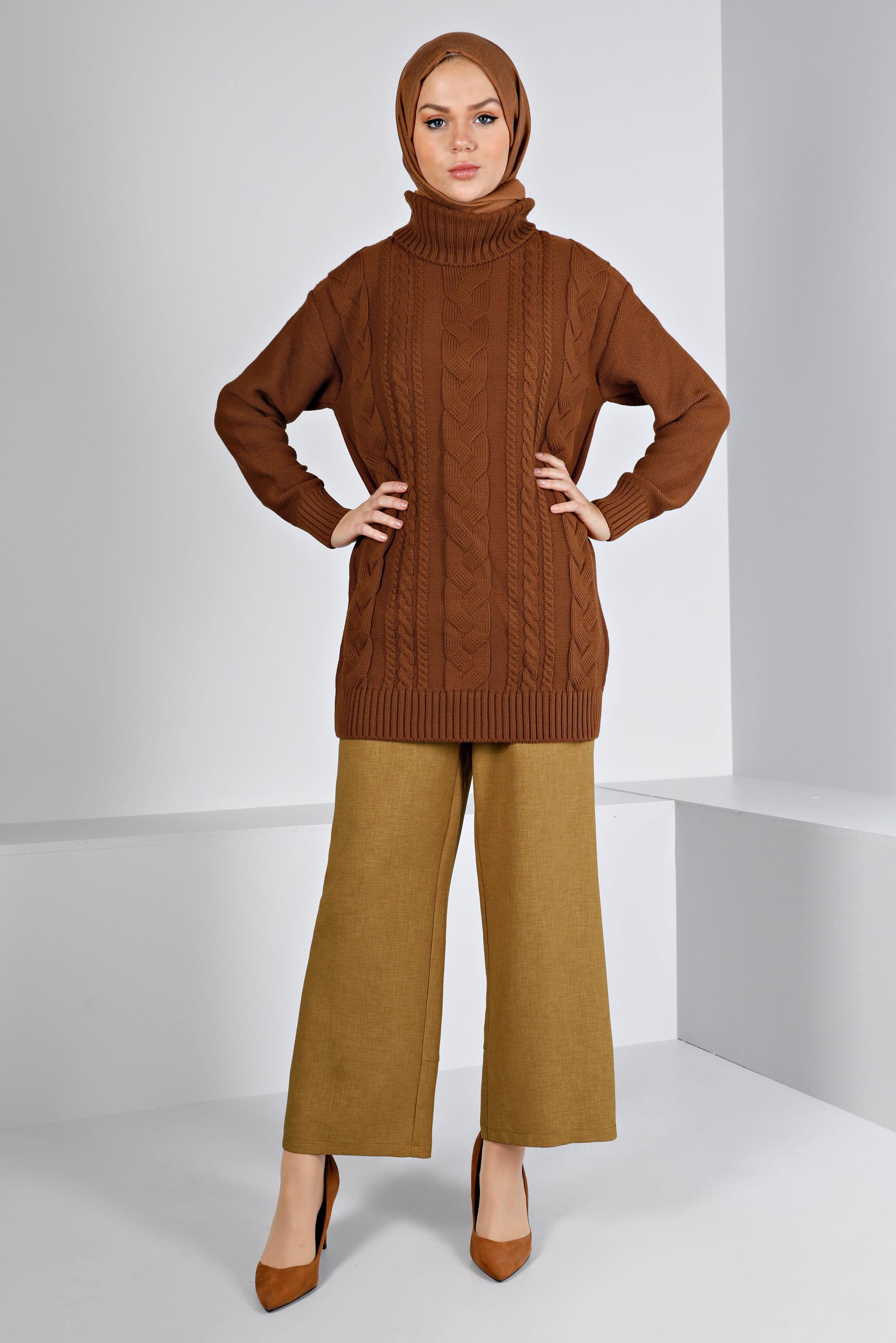 Vêtements hijab TABA TUNIQUE EN MAILLE TORSADÈE 43135	