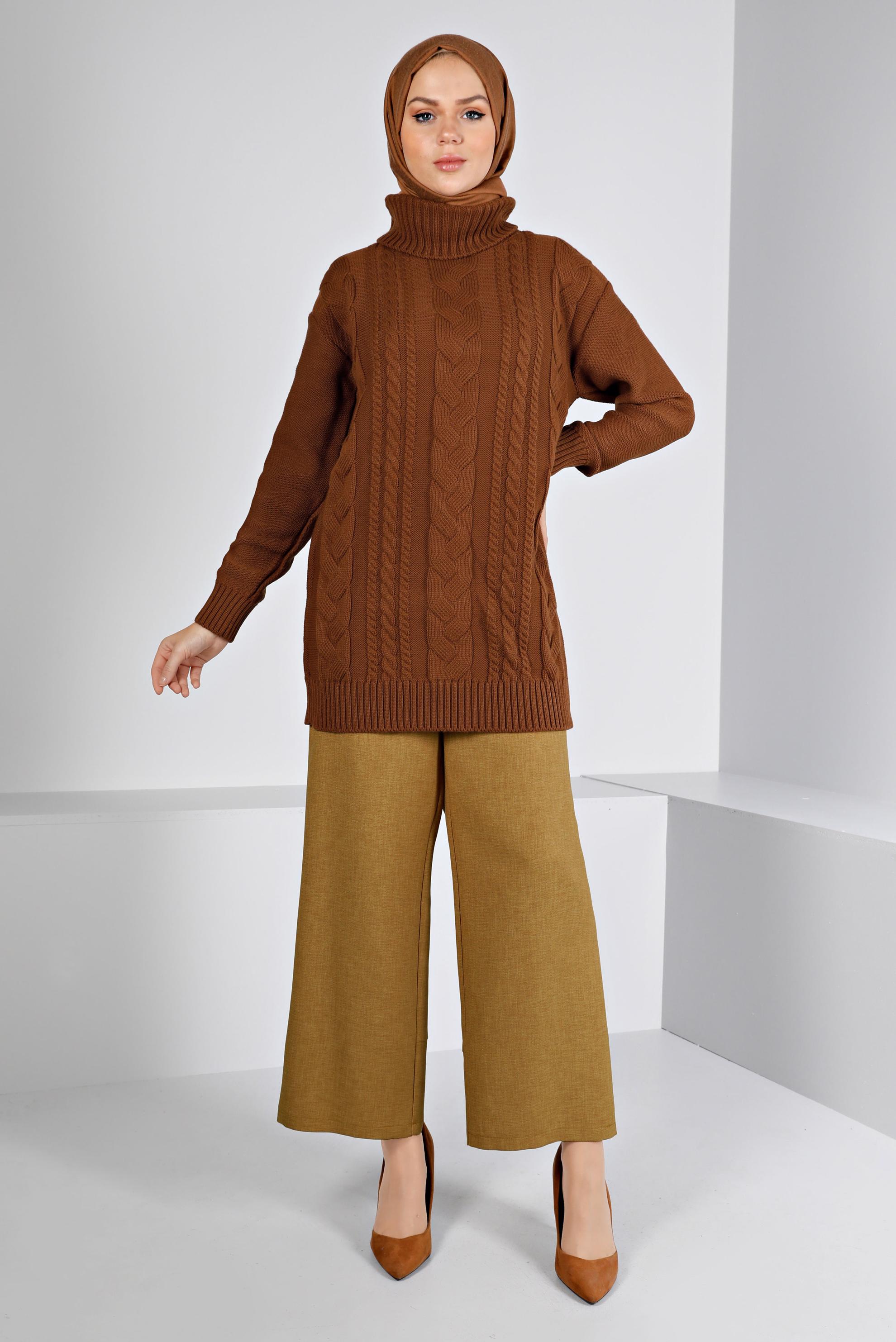 Vêtements hijab TABA TUNIQUE EN MAILLE TORSADÈE 43135	