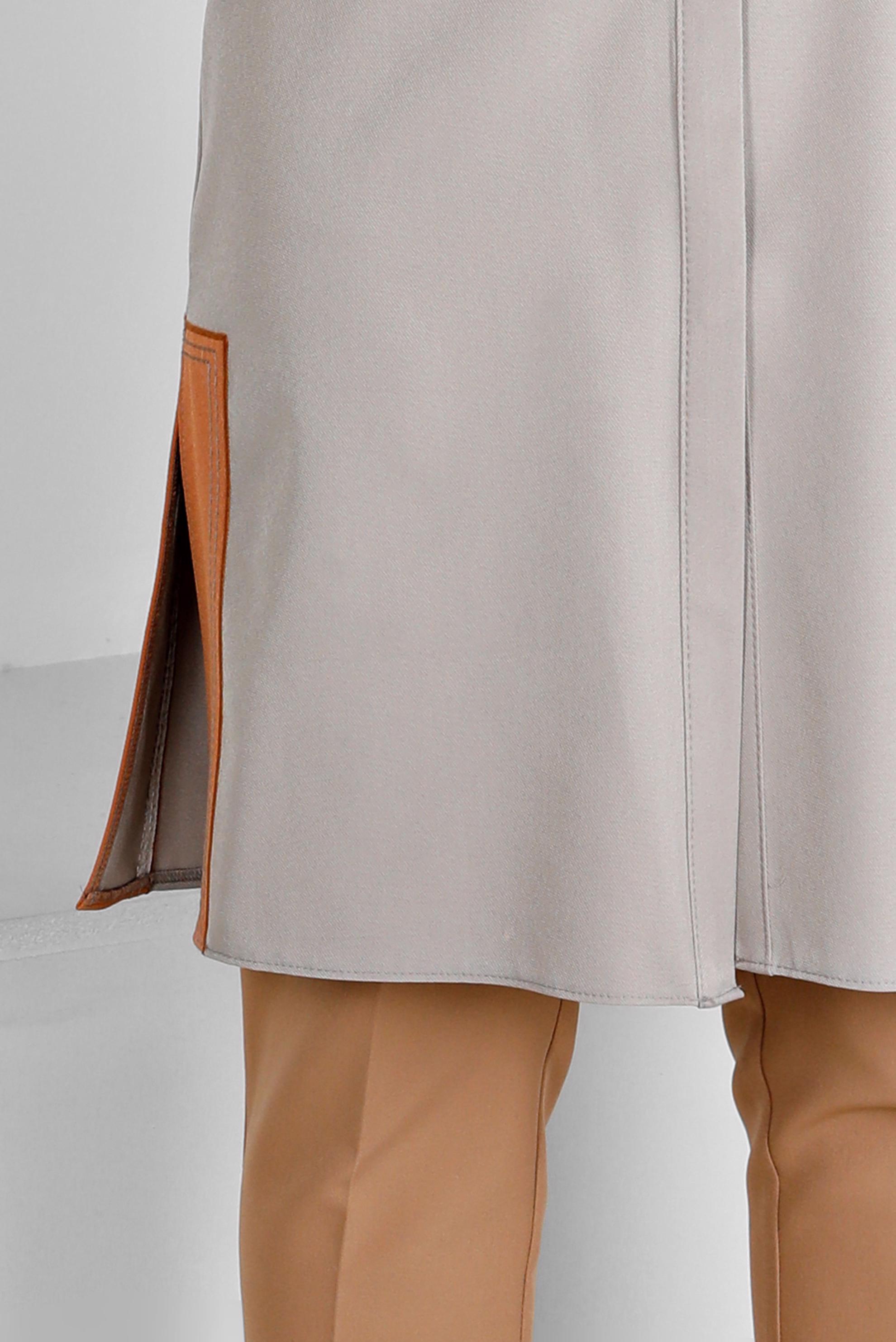 Tesettür giyim KUM DÜĞME DETAYLI TUNİK 43262