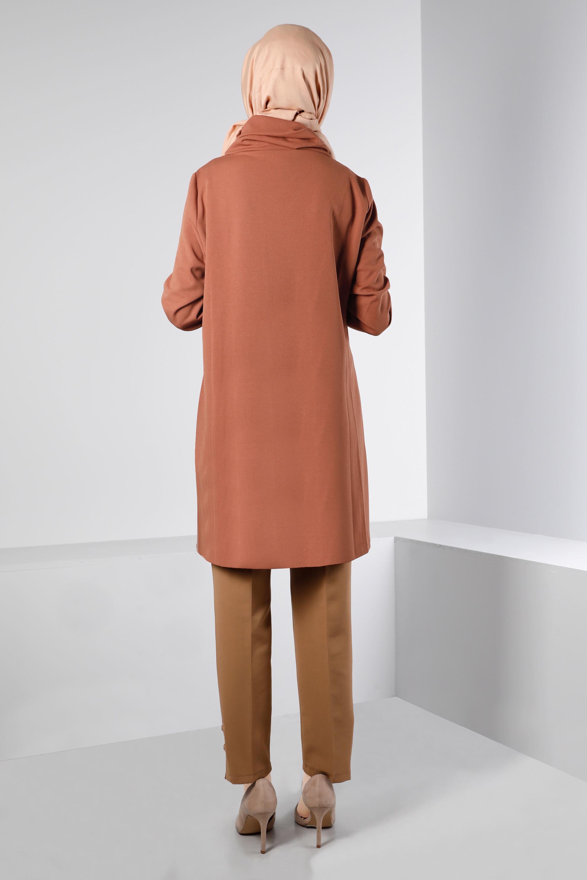 Hijab clothing TABA TUNIC WITH LEATHER POCKET 43274