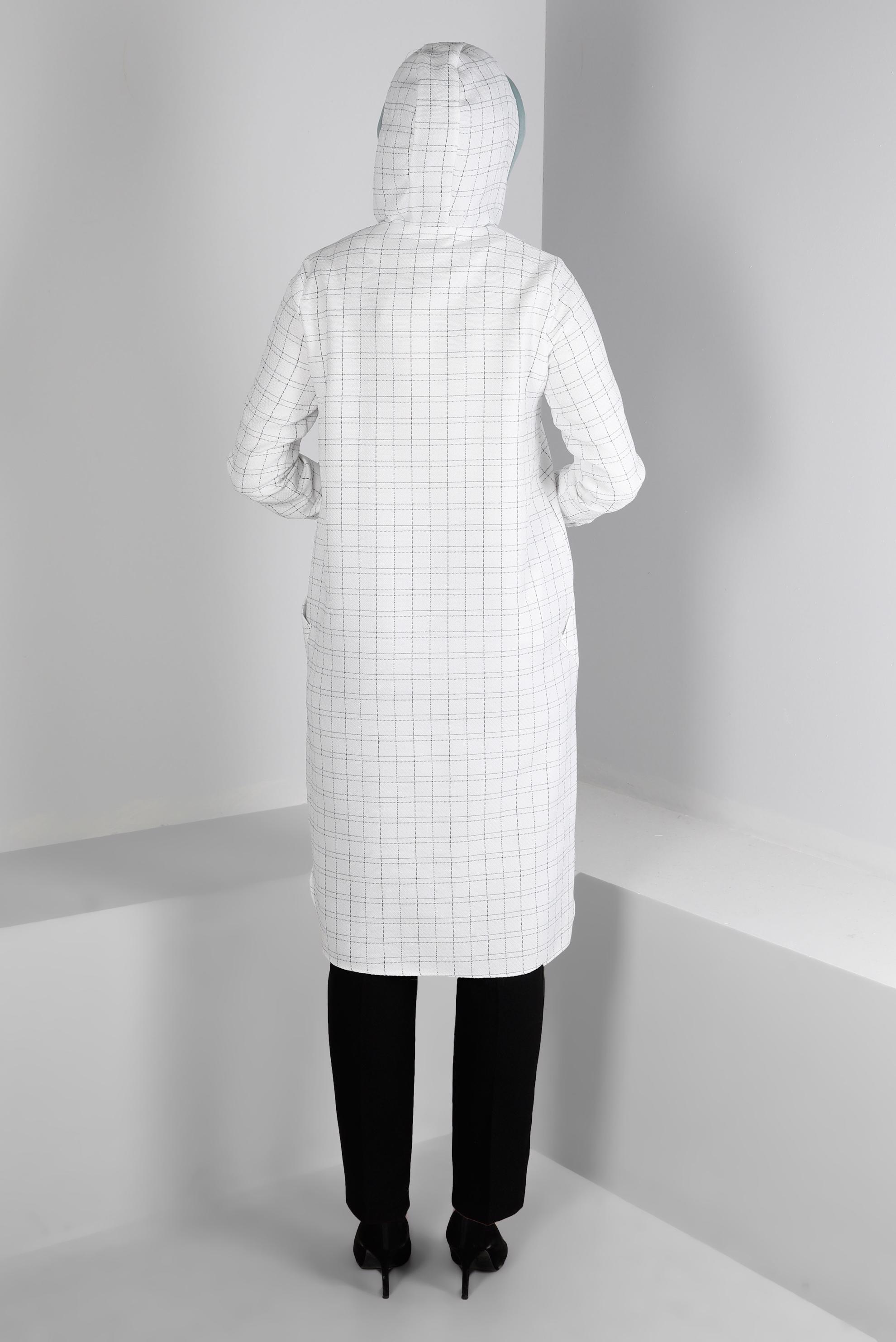 Vêtements hijab BEIGE TUNIQUE À CAPUCHE 43456