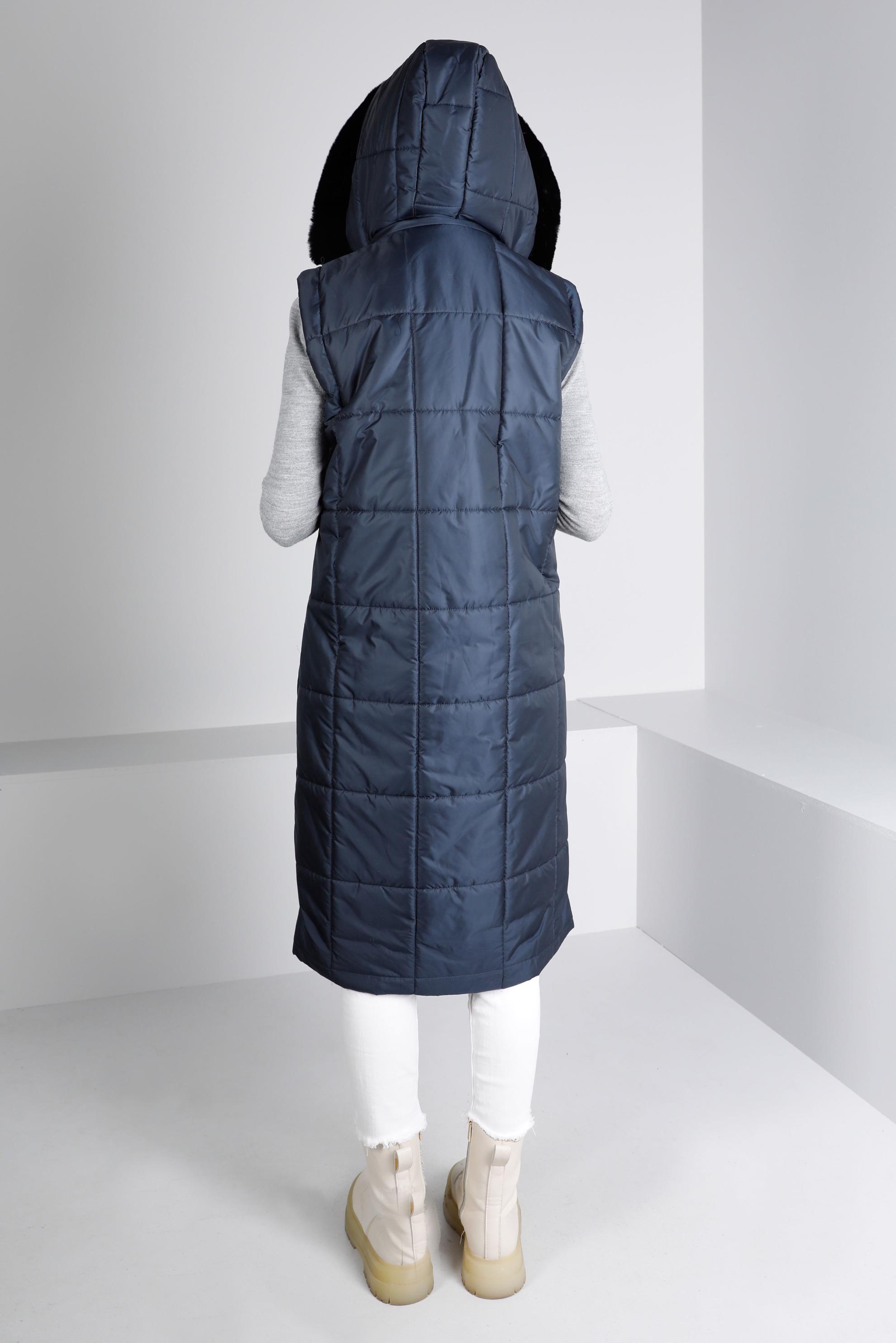 Vêtements hijab BLEU MARINE GILET MATELASSÉ ZIPPÉ 90335