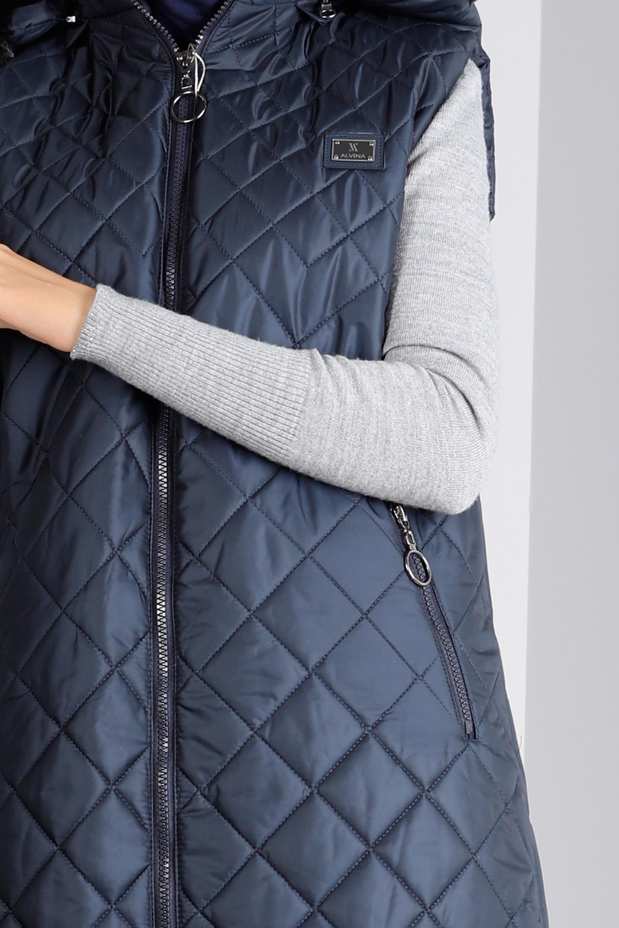 Vêtements hijab BLEU MARINE GILET MATELASSÉ ZIPPÉ 90335