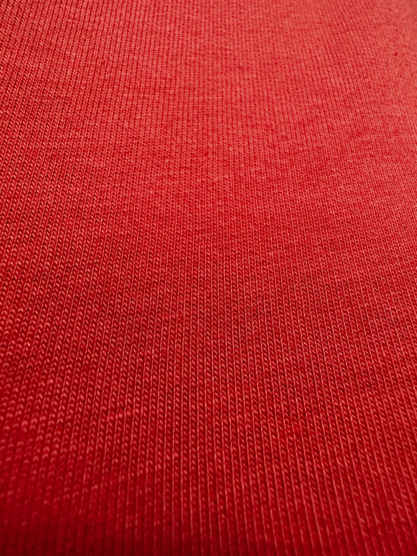 Tesettür giyim KIRMIZI YAZI BASKILI DÜĞME DETAYLI EŞOFMAN TUNİK 43562