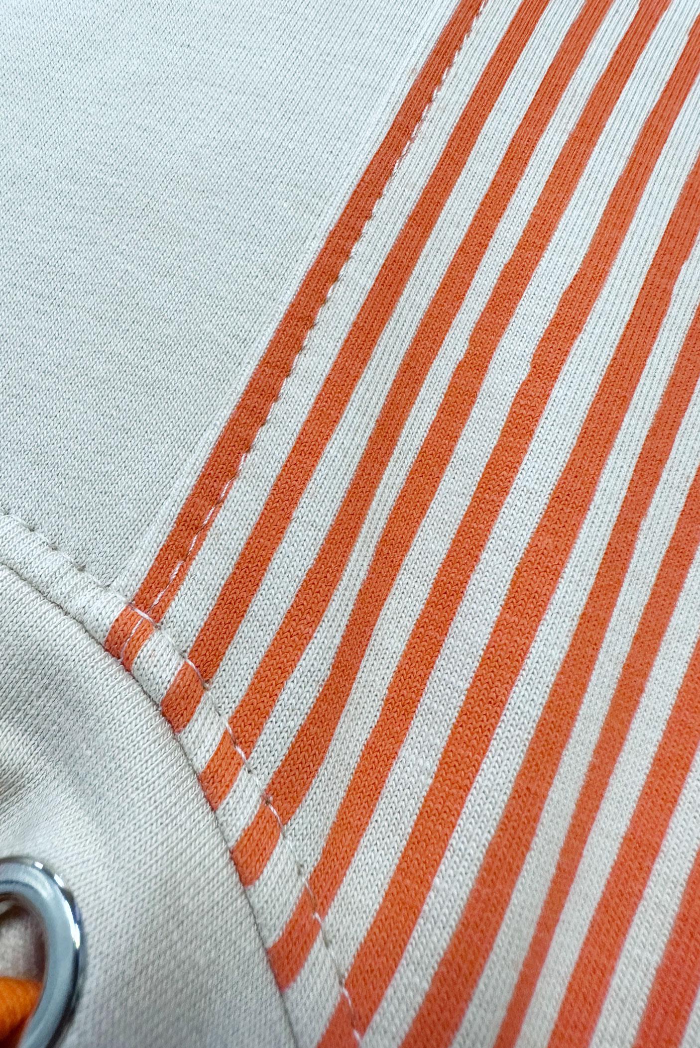 Tesettür giyim BEYAZ ÇİZGİ DETAYLI BİSİKLET YAKA EŞOFMAN TUNİK 43804