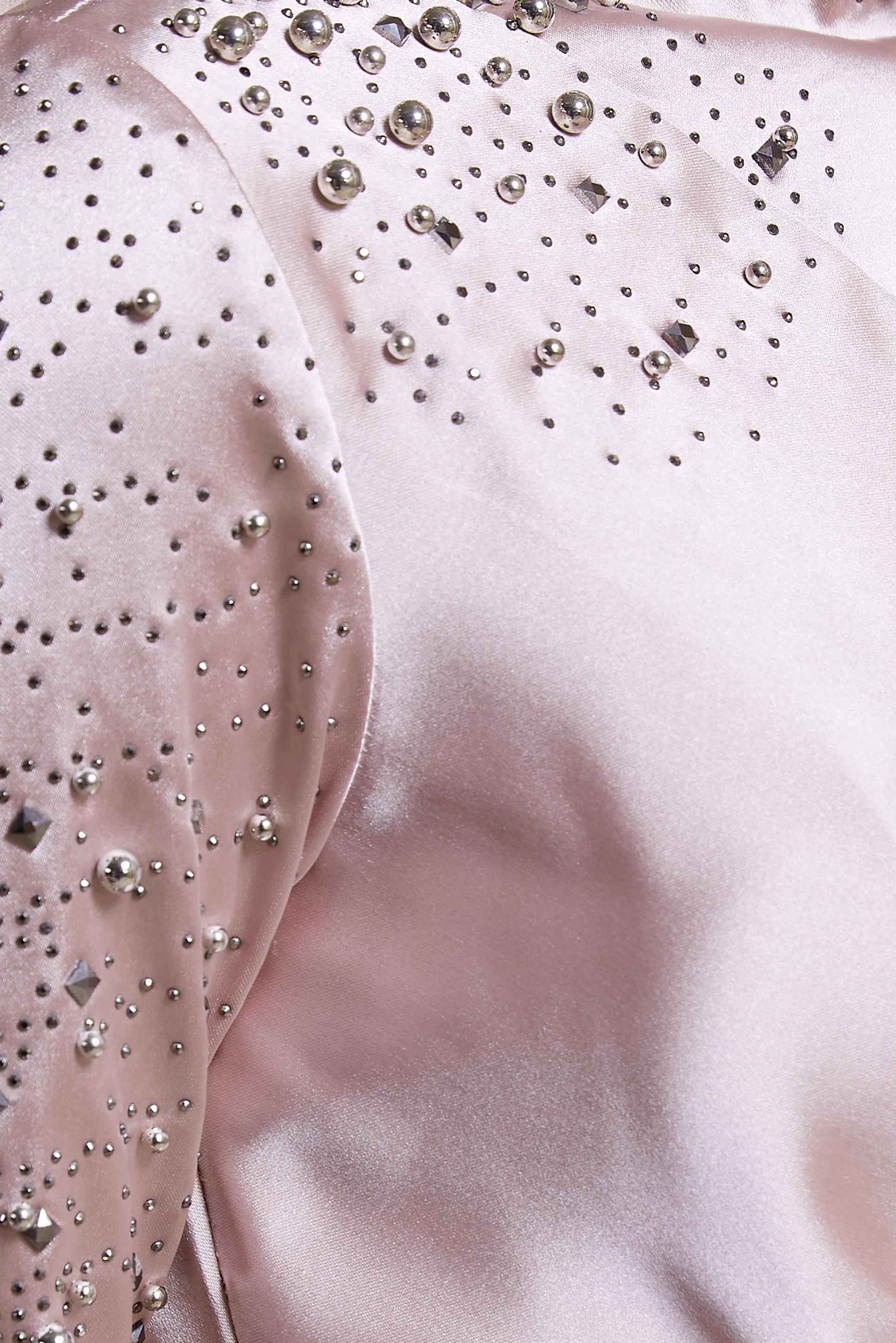 Vêtements hijab POUDRE ROBE DE SOIRÉE EN SATIN 50218