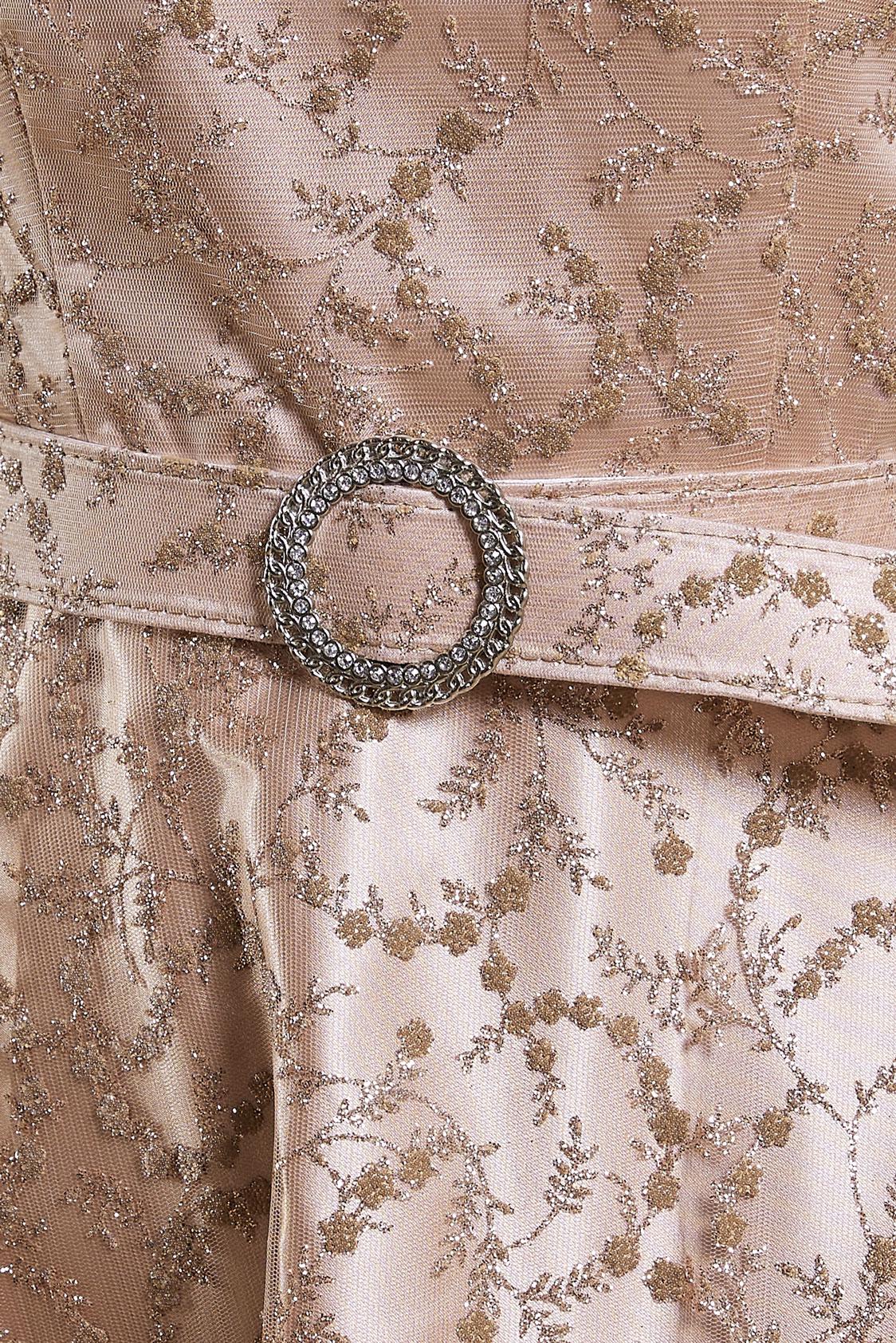 Tesettür giyim ALTIN KEMERLİ TESETTÜR ABİYE ELBİSE 50268