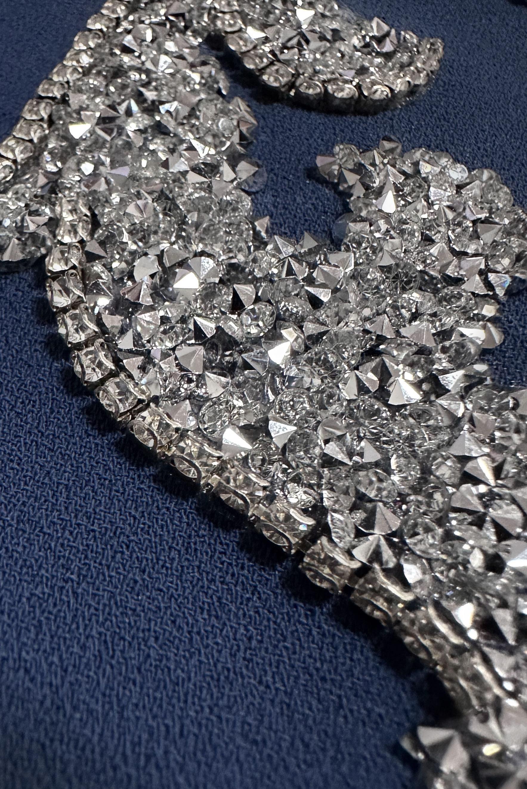 Tesettür giyim LACİVERT TAŞLI NAKIŞLI ÜÇLÜ PANT. TAKIM 30258 